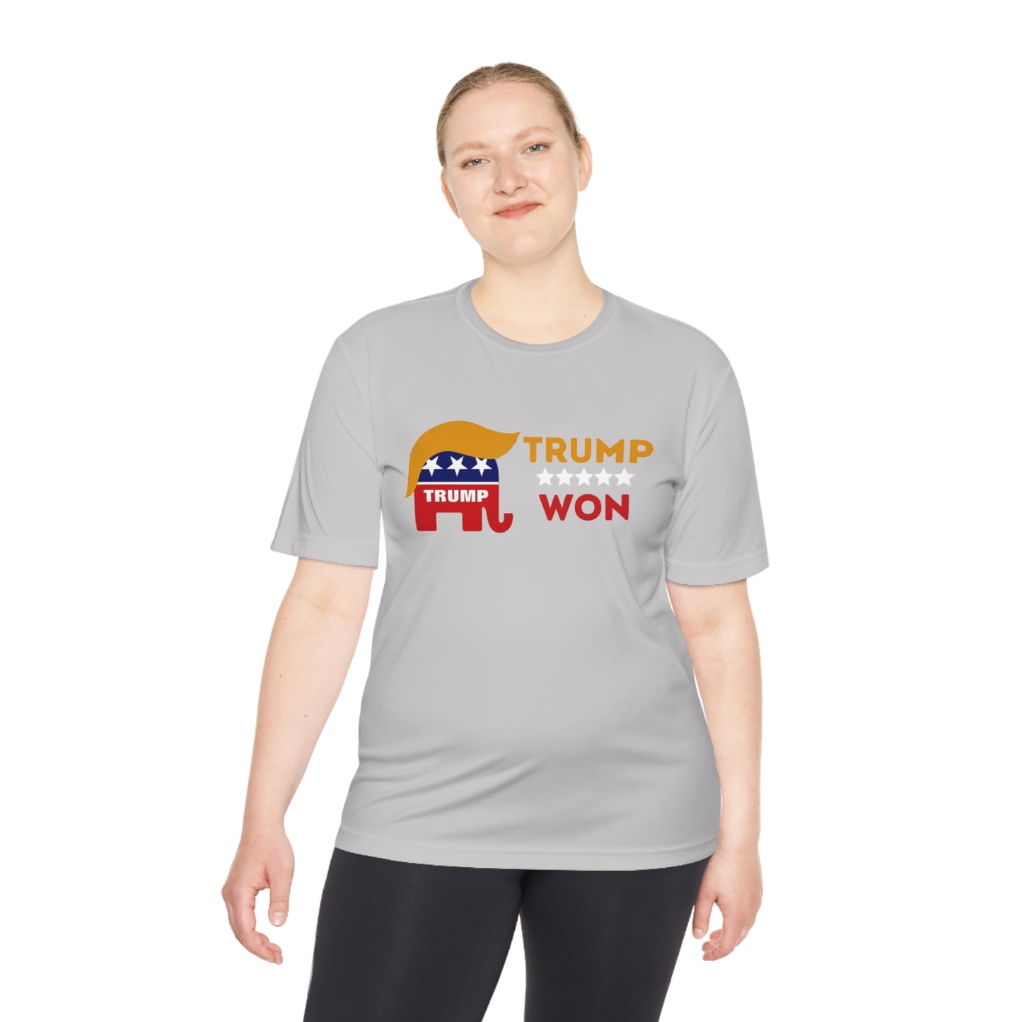 Trump Won Men's and Woman's  Moisture Wicking Tee