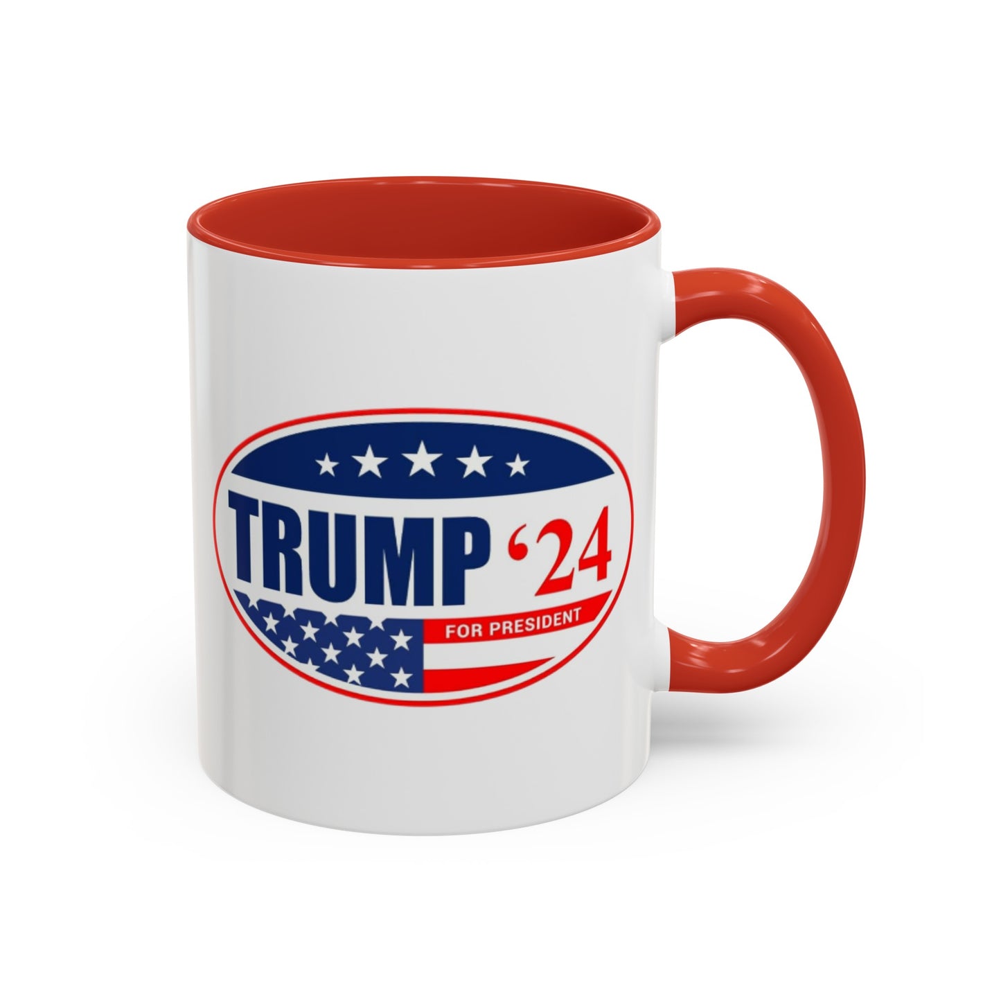 Trump 2024 Accent Coffee Mug (11, 15oz)