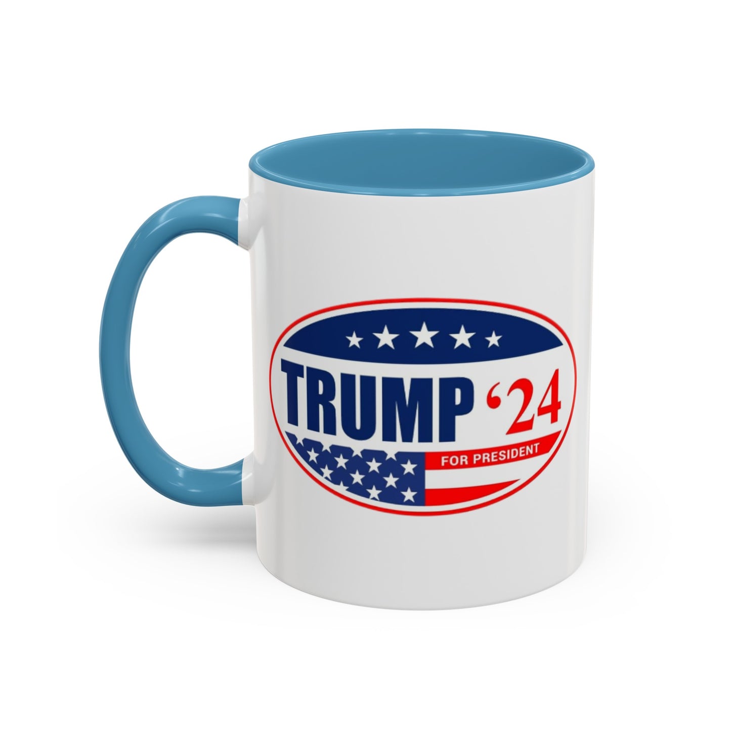 Trump 2024 Accent Coffee Mug (11, 15oz)