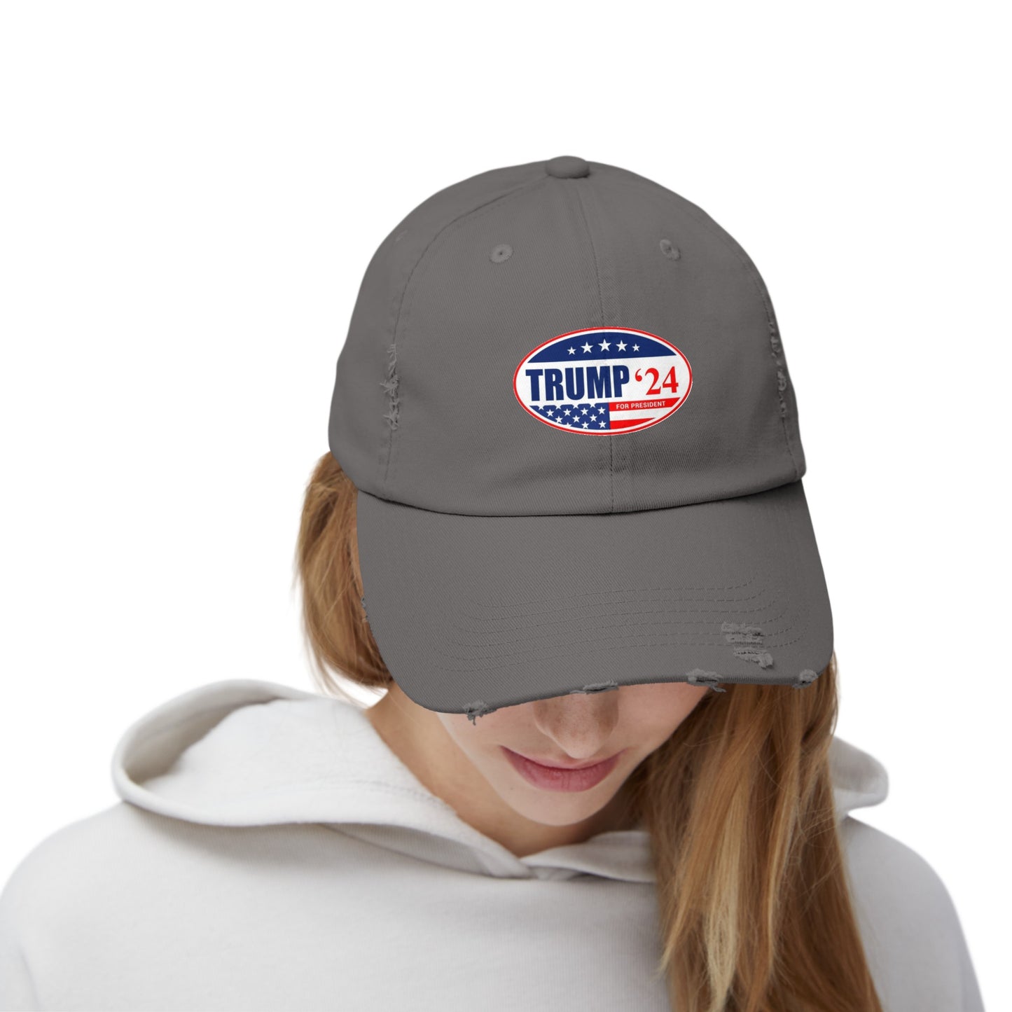 Trump 2024 Men's and Woman's Distressed Cap many colors