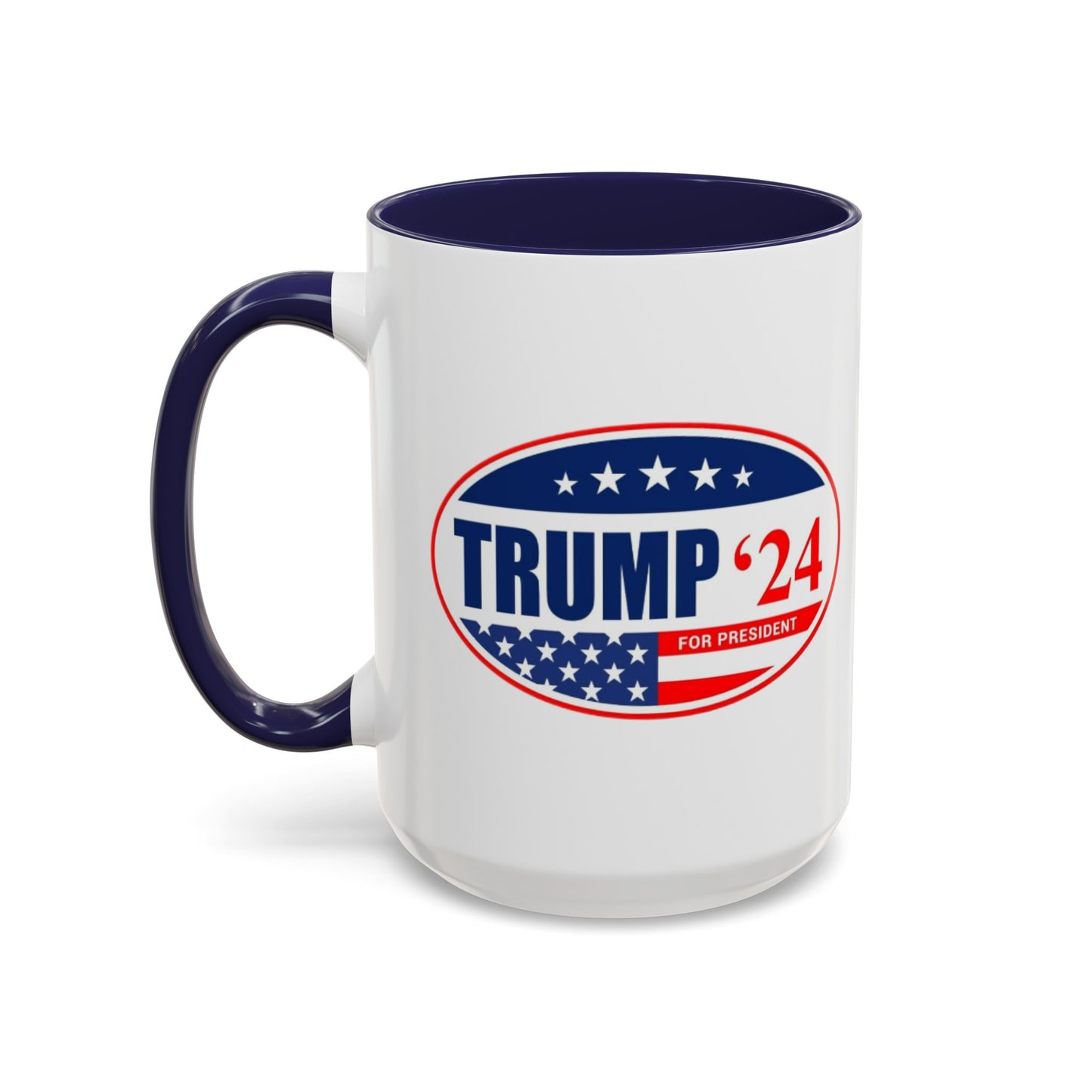 Trump 2024 Accent Coffee Mug (11, 15oz)