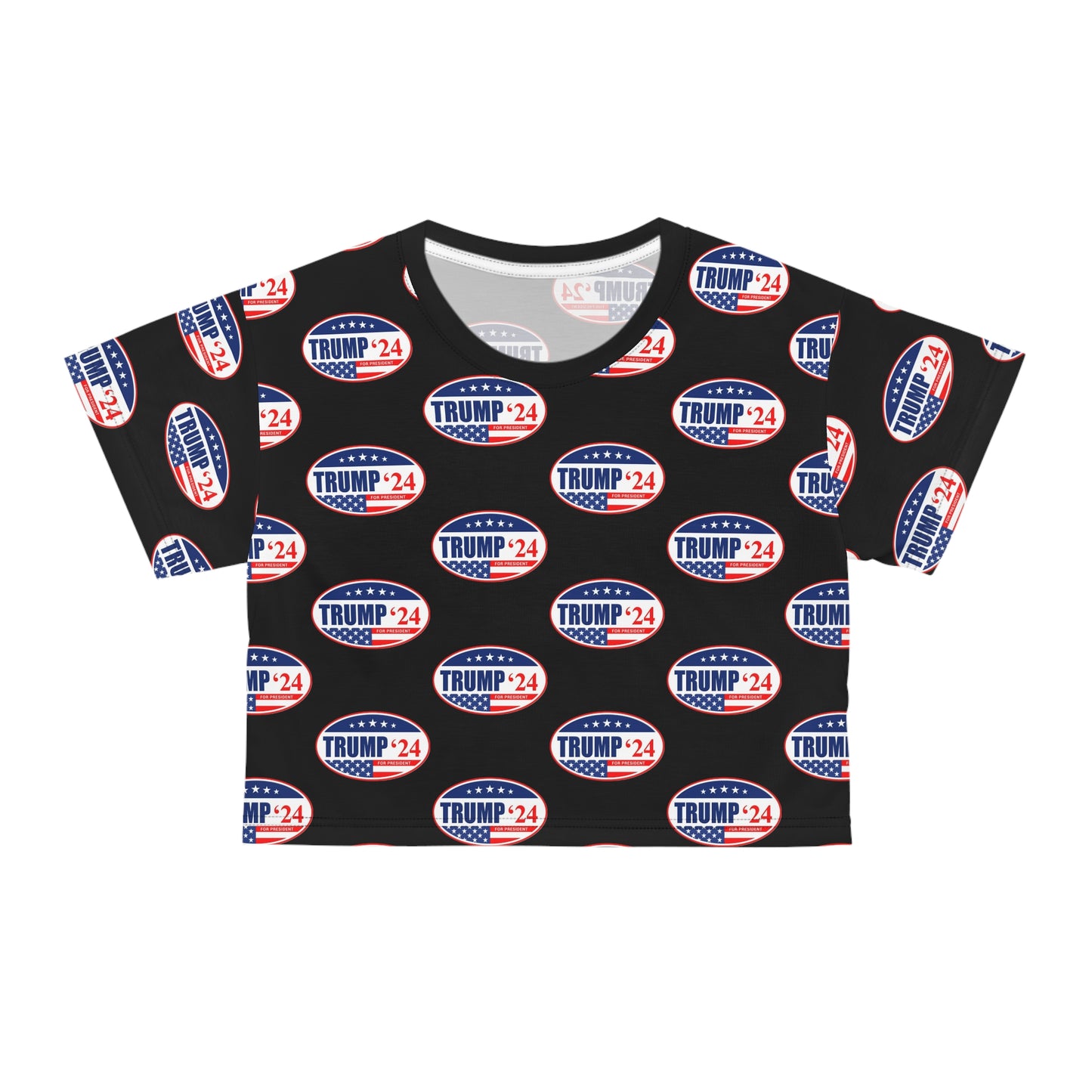 Trump 2024 Crop Tee (AOP)