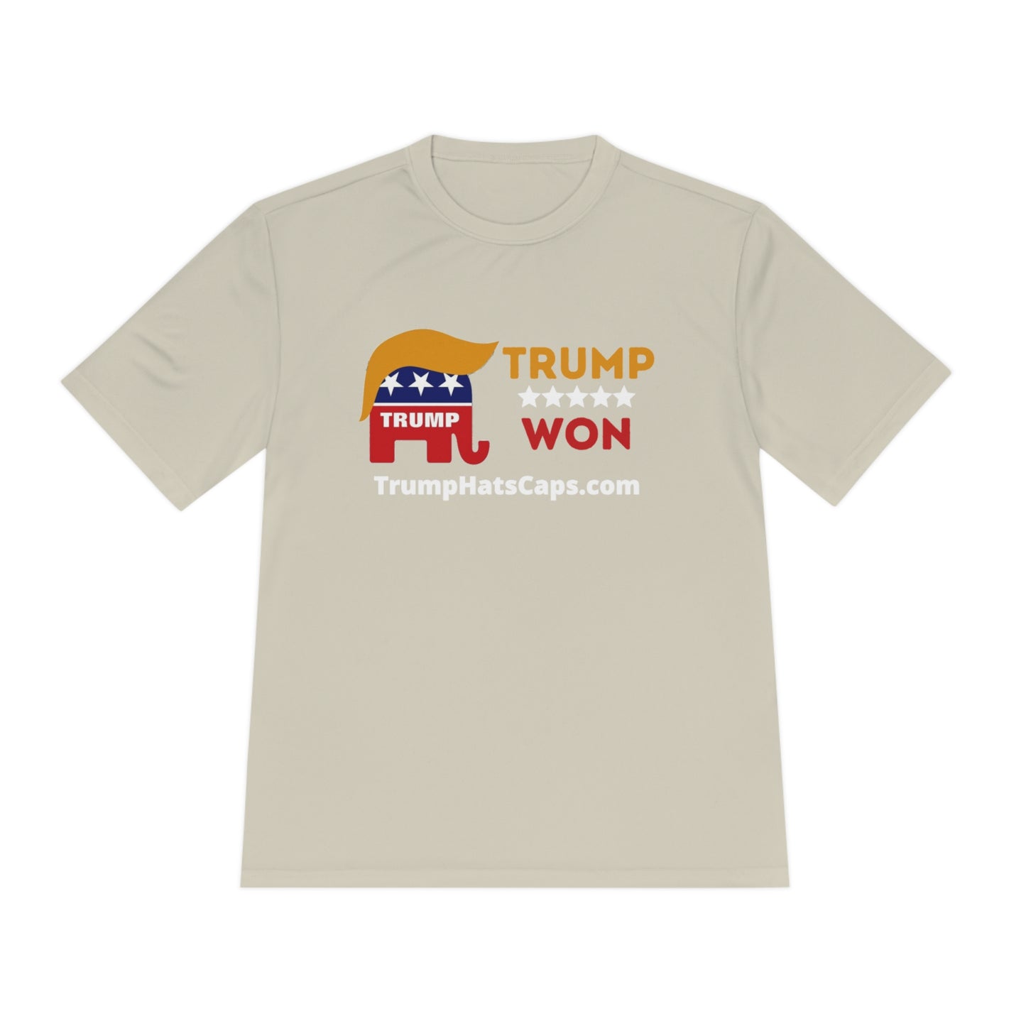 Trump Won (TrumpHatsCaps.com) Unisex Moisture Wicking Tee