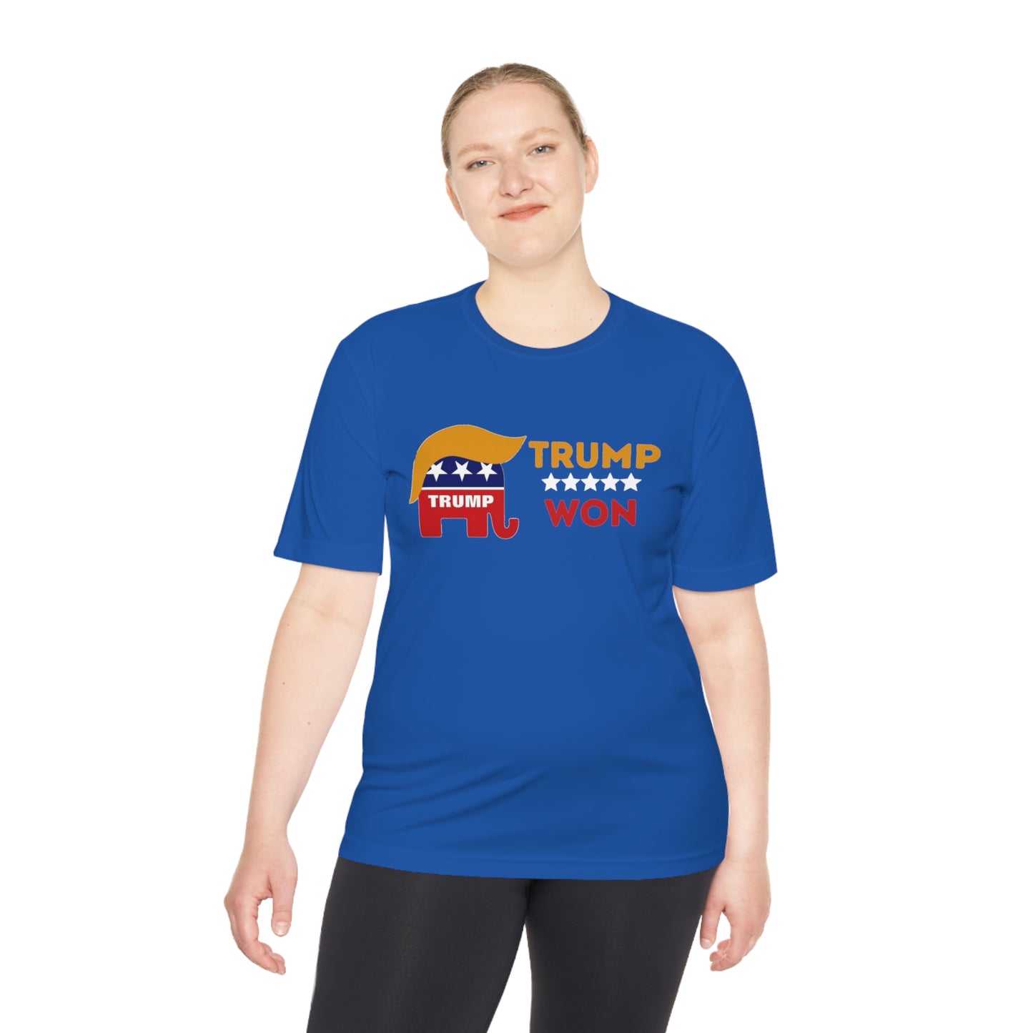 Trump Won Men's and Woman's  Moisture Wicking Tee