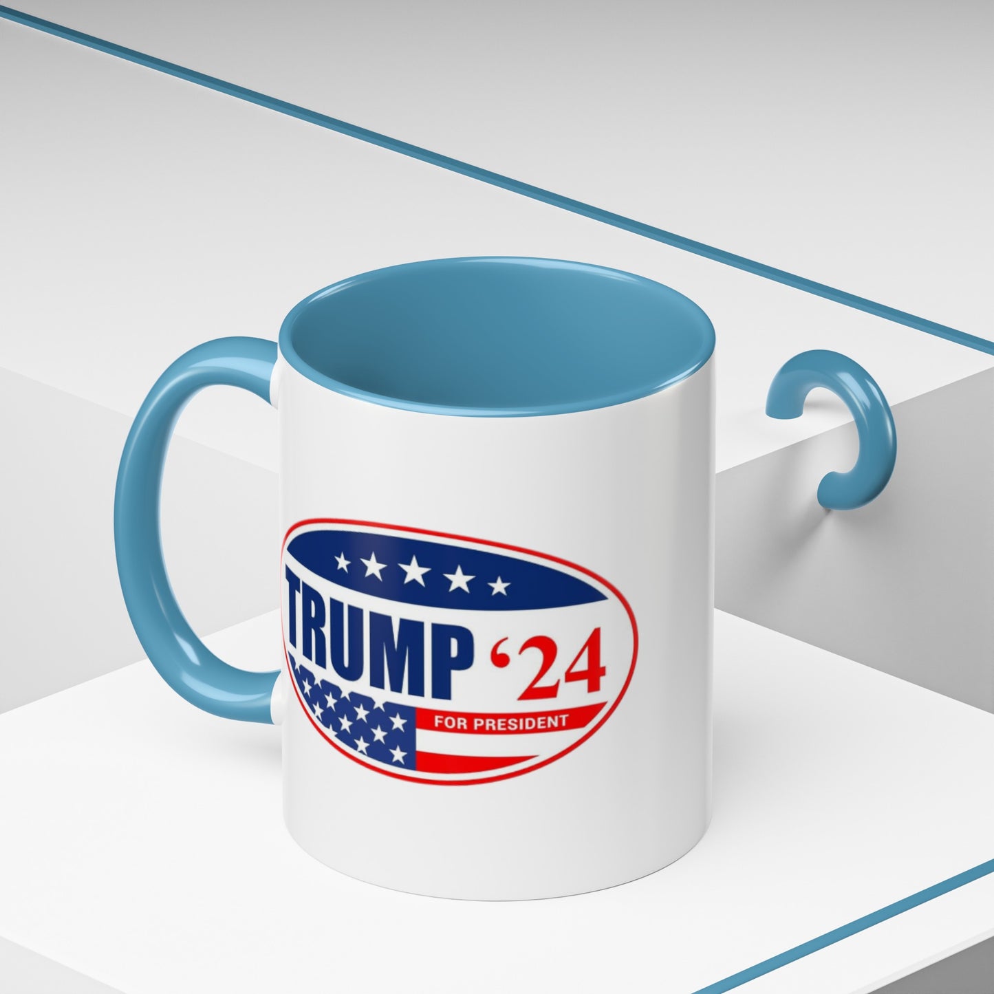 Trump 2024 Accent Coffee Mug (11, 15oz)