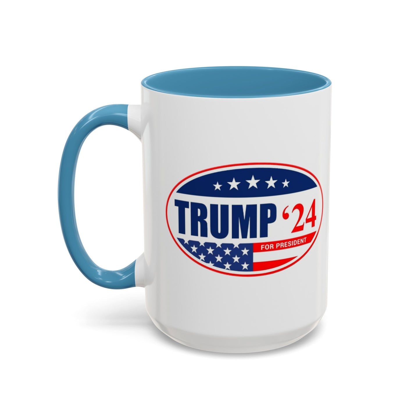 Trump 2024 Accent Coffee Mug (11, 15oz)