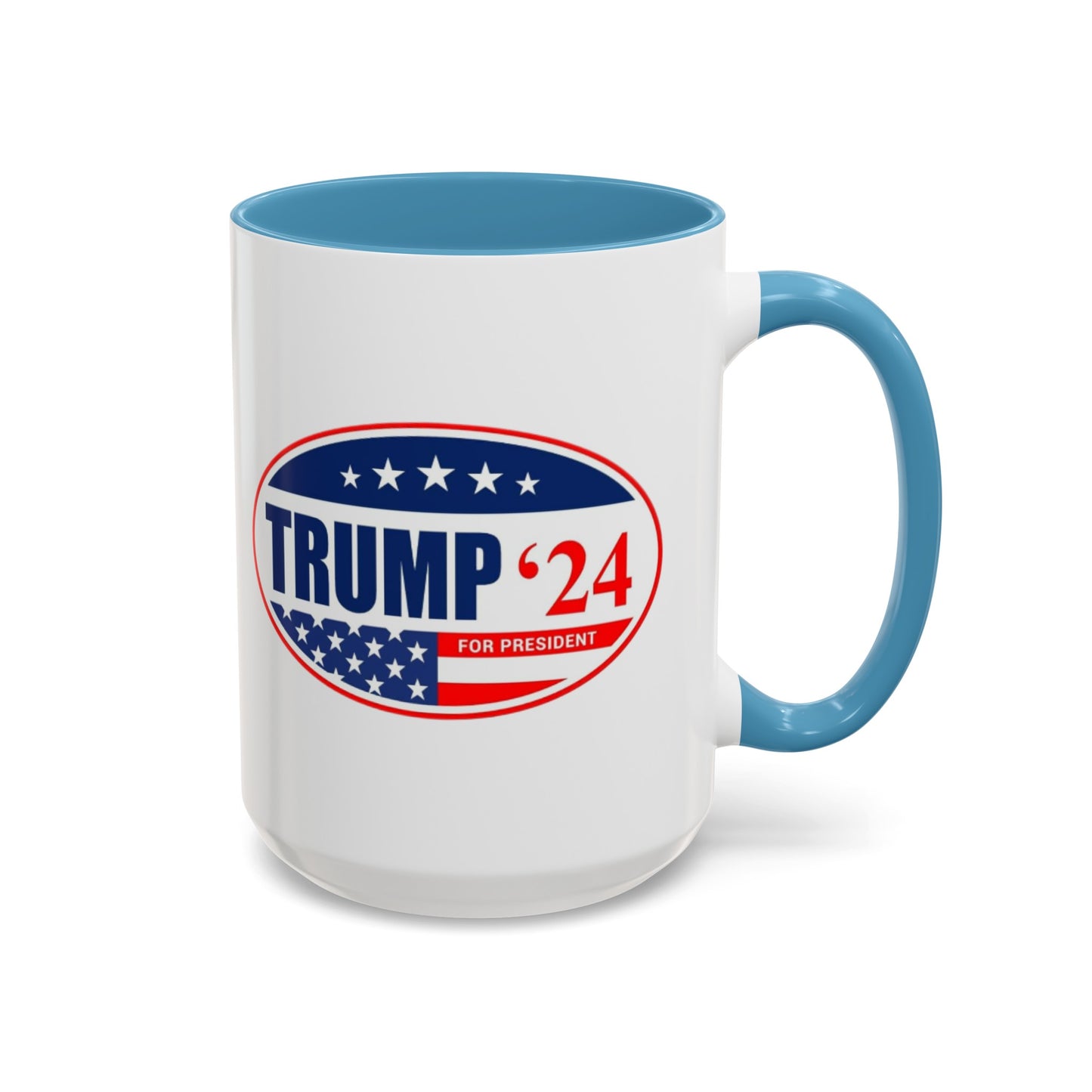 Trump 2024 Accent Coffee Mug (11, 15oz)