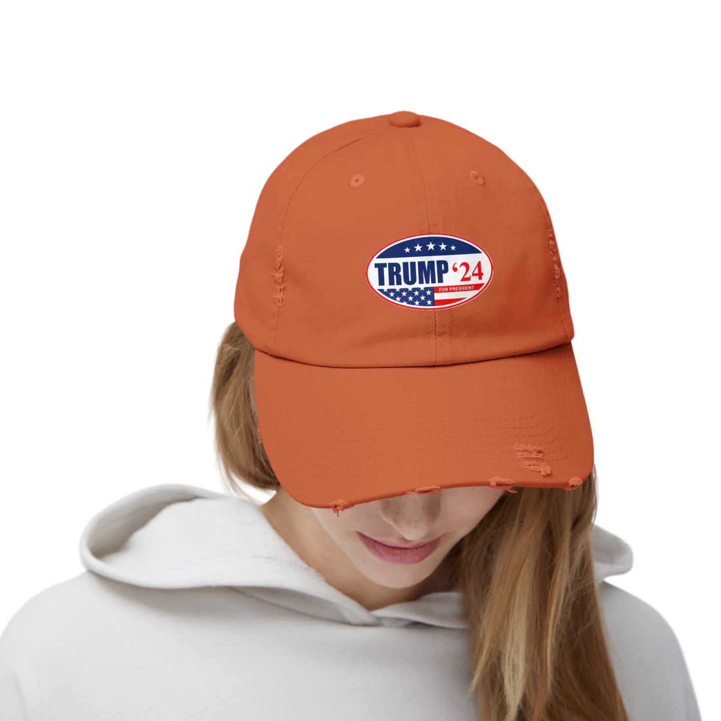 Trump 2024 Men's and Woman's Distressed Cap many colors