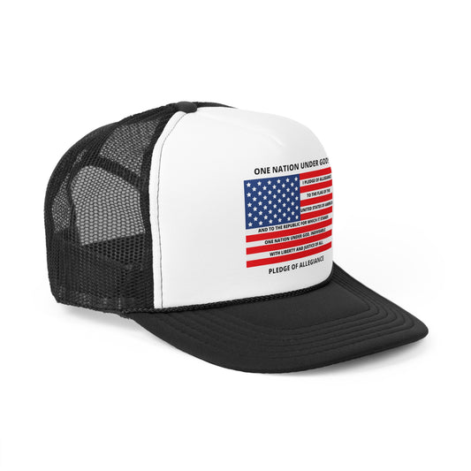 One Nation Under GOD / Pledge of Allegiance / Trucker Caps