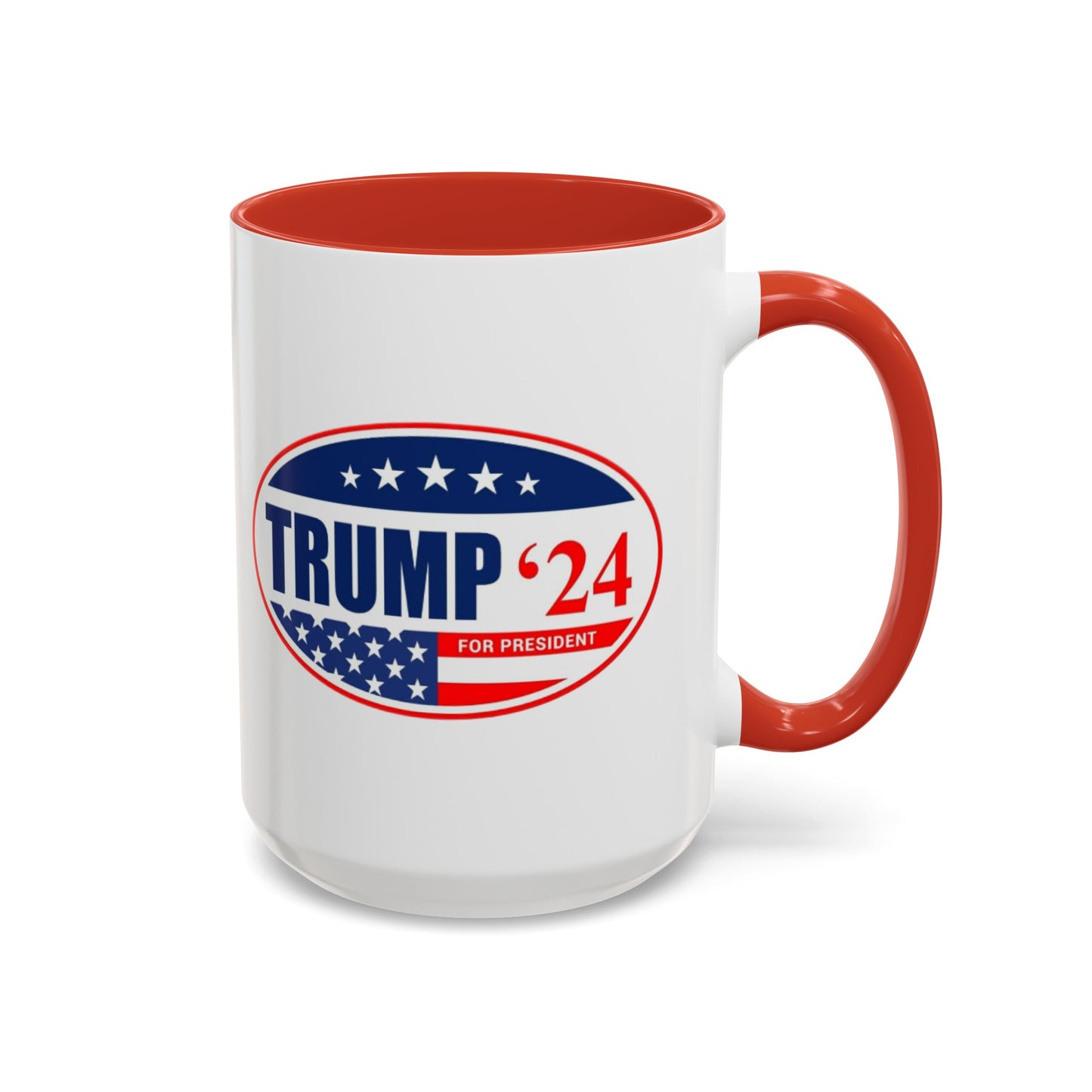 Trump 2024 Accent Coffee Mug (11, 15oz)