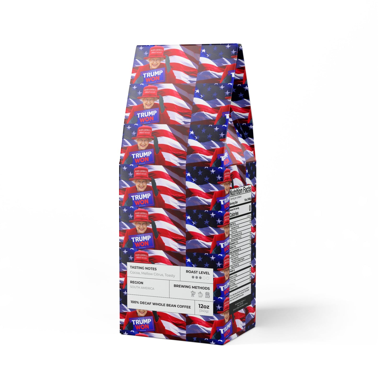 Trump Won Trapper Peak Decaf Coffee Blend (Medium Roast)