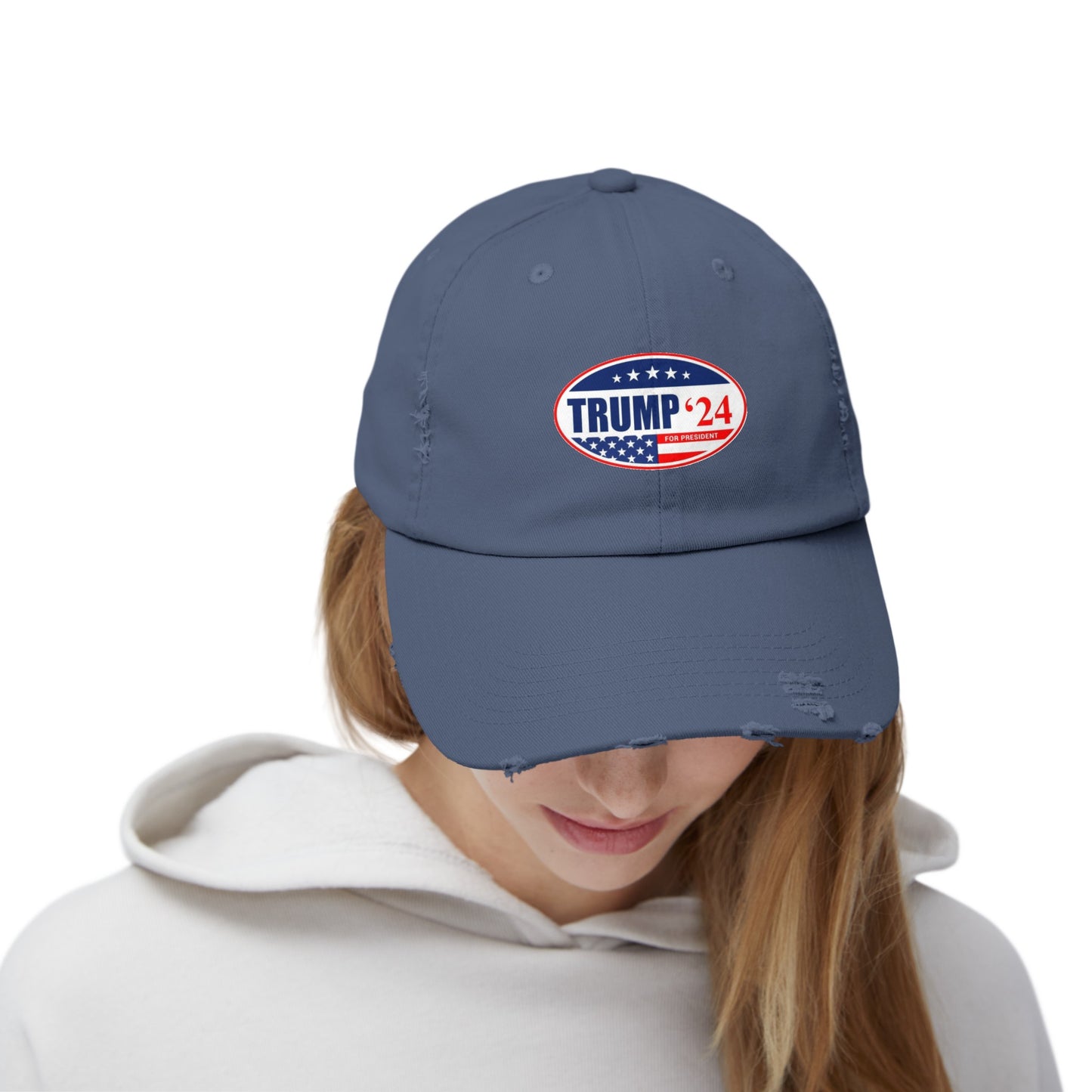 Trump 2024 Men's and Woman's Distressed Cap many colors