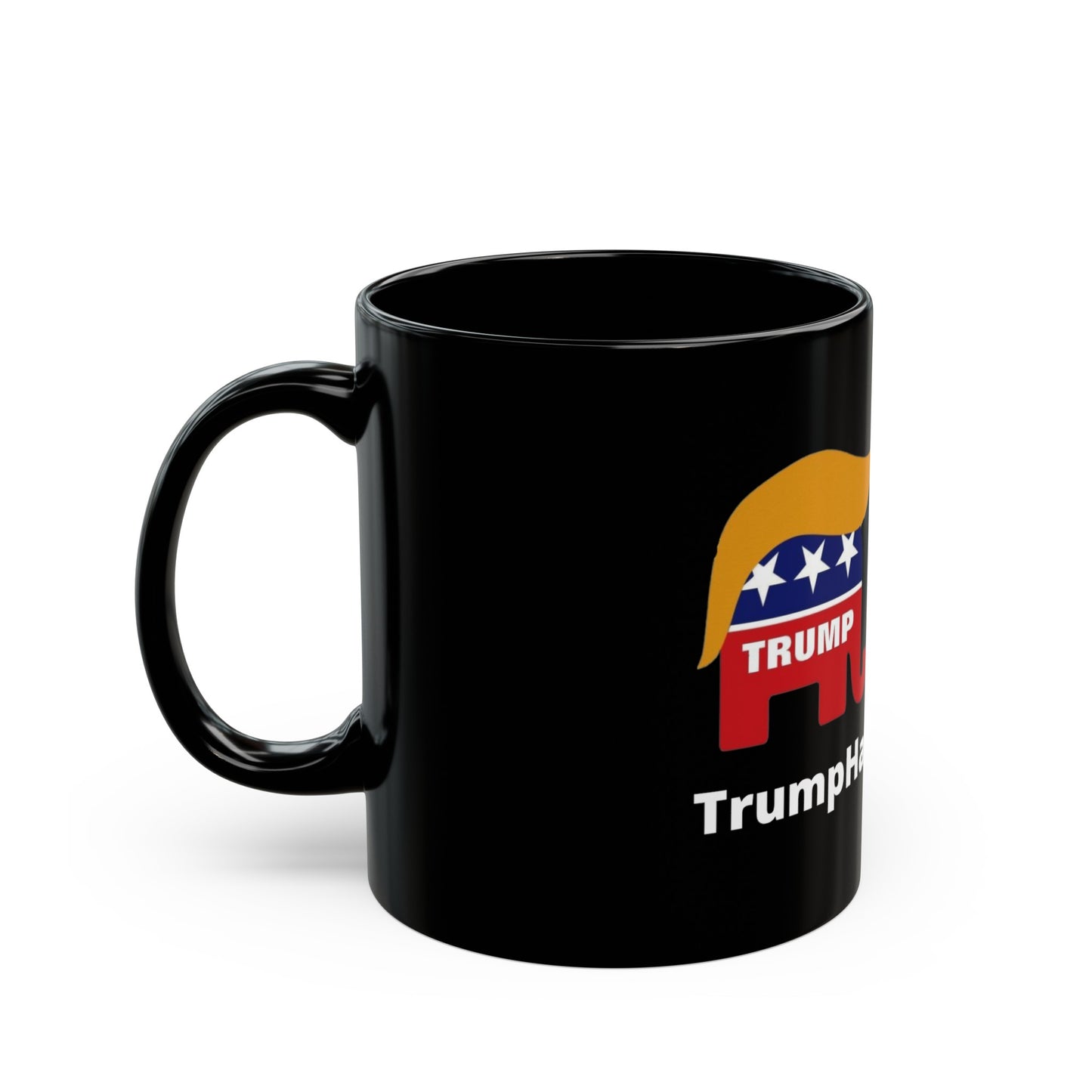 Trump Won Black Mug, 15oz and 11oz