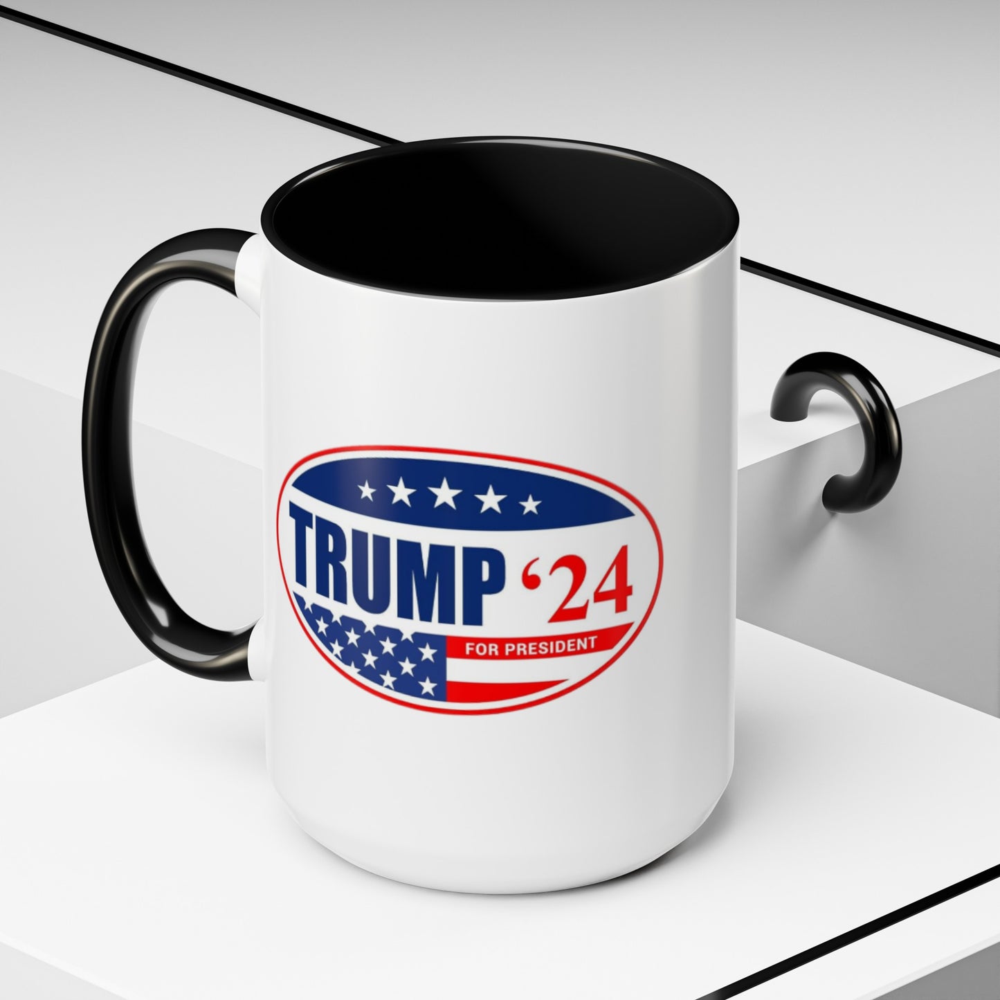 Trump 2024 Accent Coffee Mug (11, 15oz)