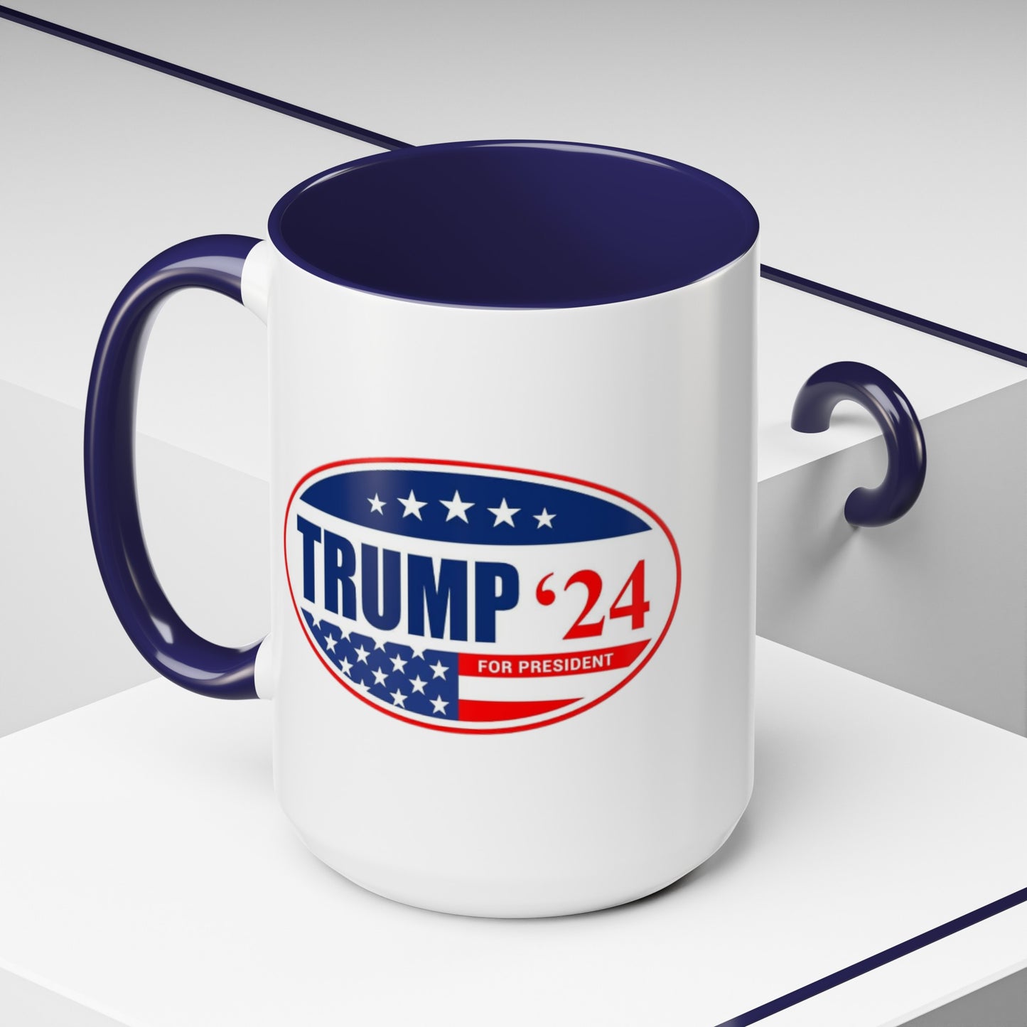 Trump 2024 Accent Coffee Mug (11, 15oz)