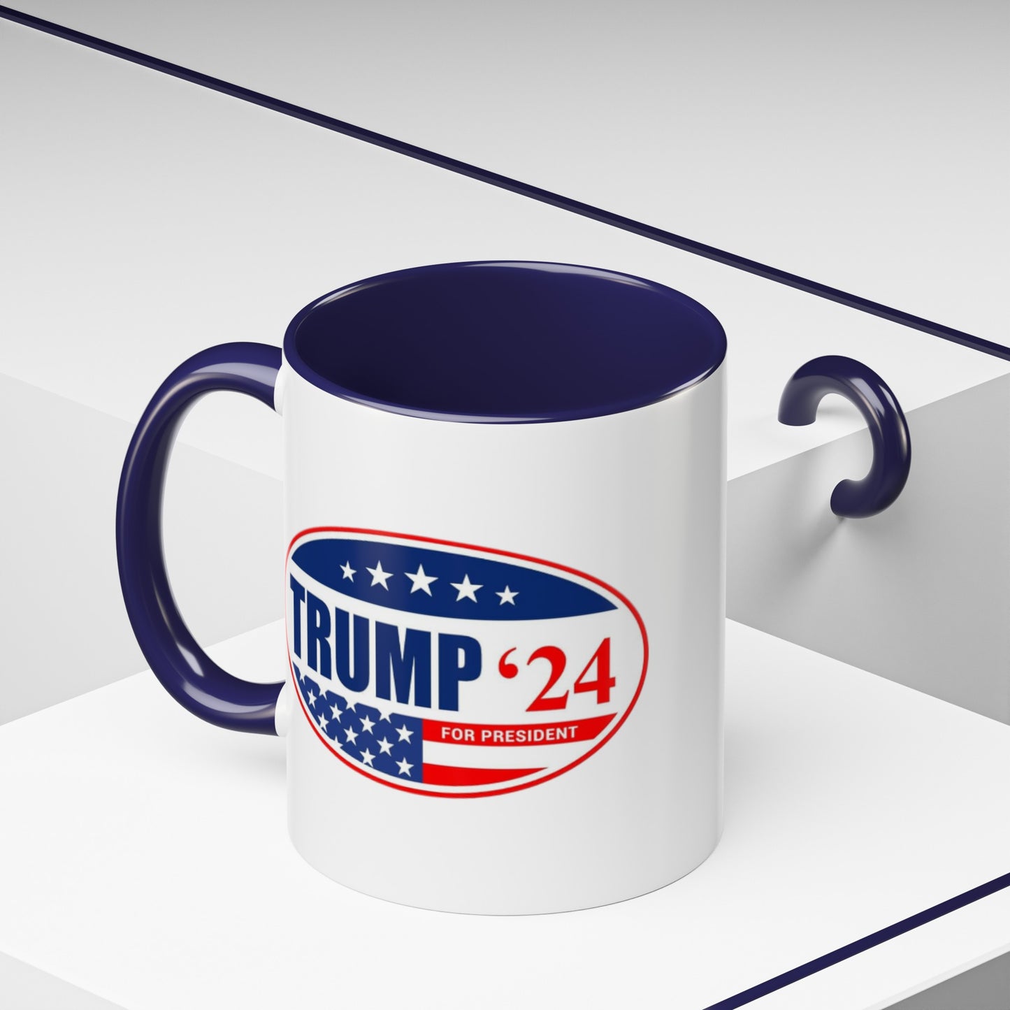 Trump 2024 Accent Coffee Mug (11, 15oz)