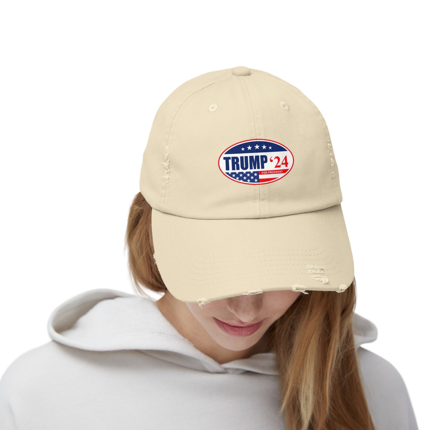 Trump 2024 Men's and Woman's Distressed Cap many colors