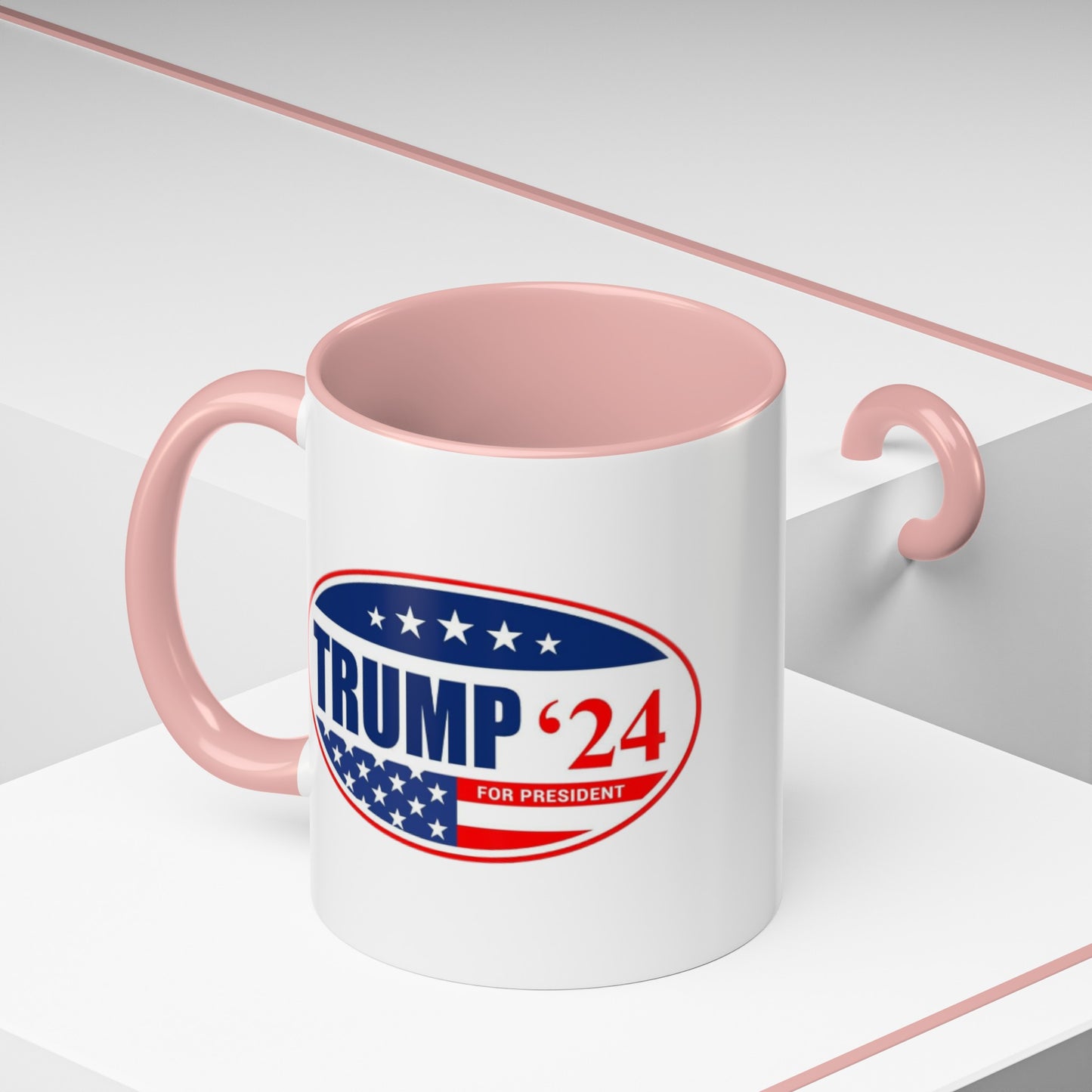 Trump 2024 Accent Coffee Mug (11, 15oz)