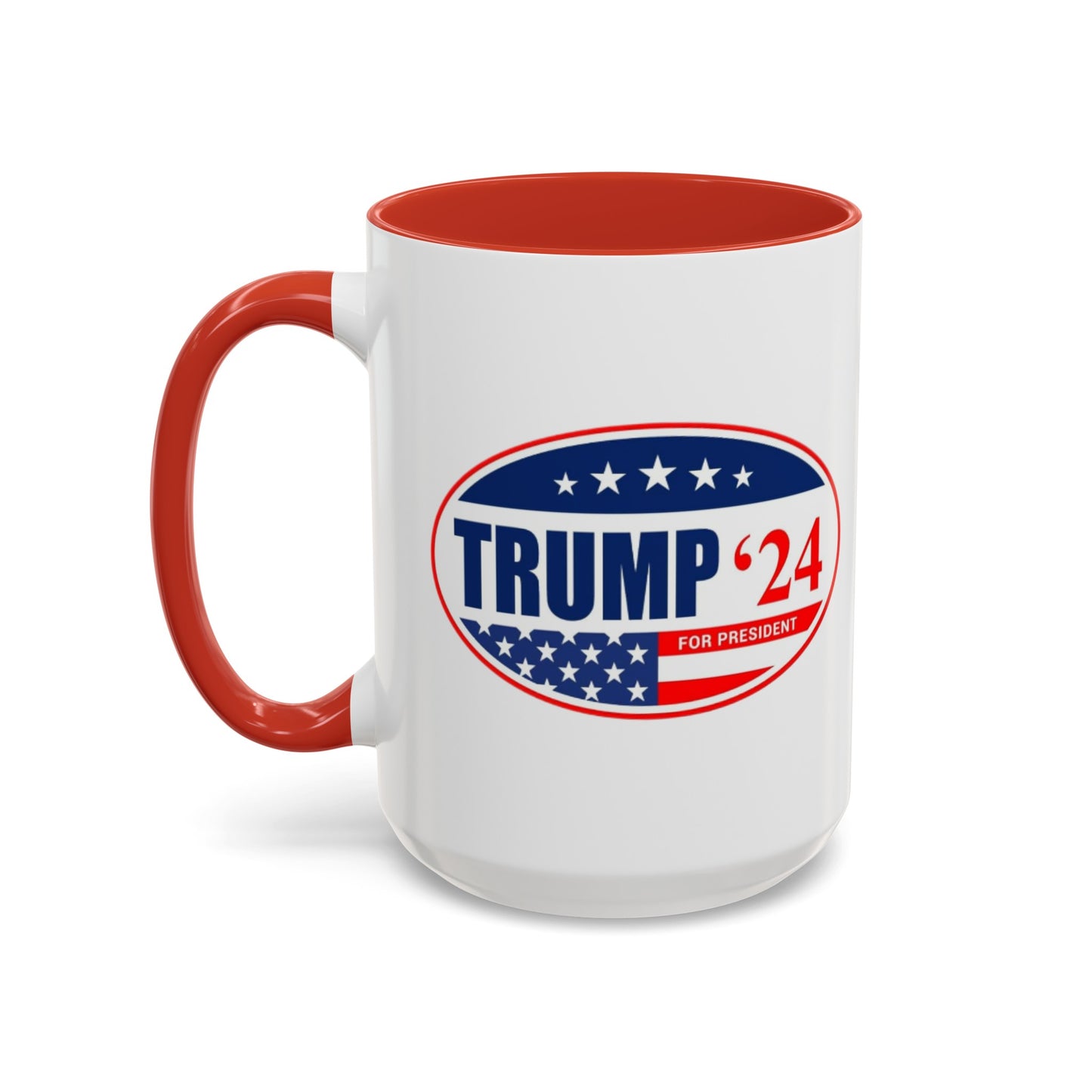 Trump 2024 Accent Coffee Mug (11, 15oz)