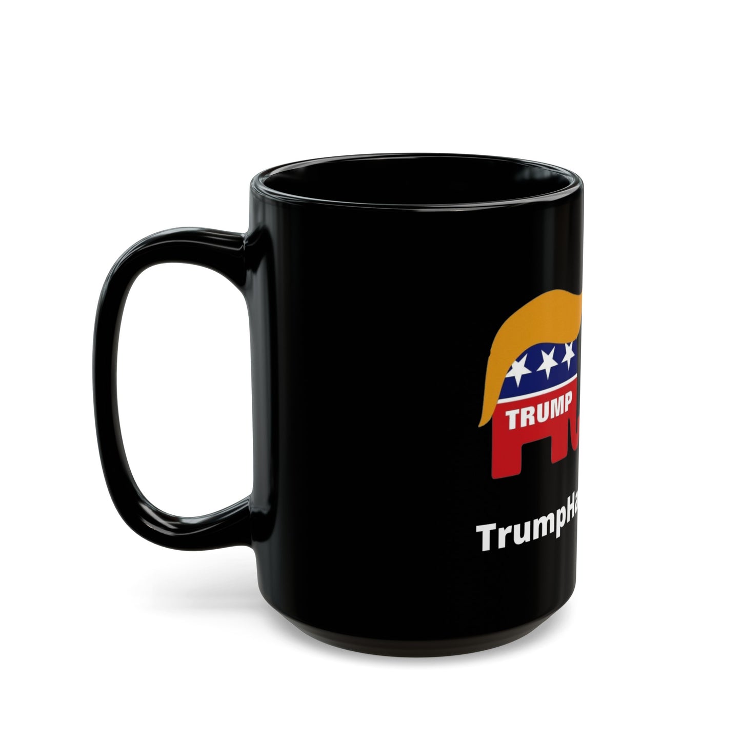 Trump Won Black Mug, 15oz and 11oz