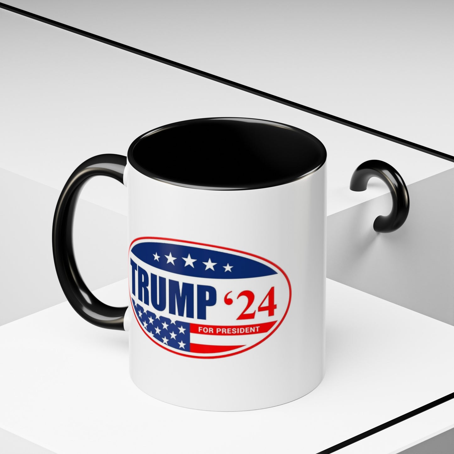 Trump 2024 Accent Coffee Mug (11, 15oz)