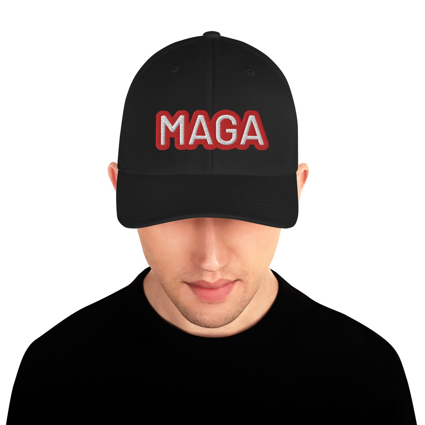 Maga Trump 45 - 47 TrumpHatsCaps.com Structured Twill Cap