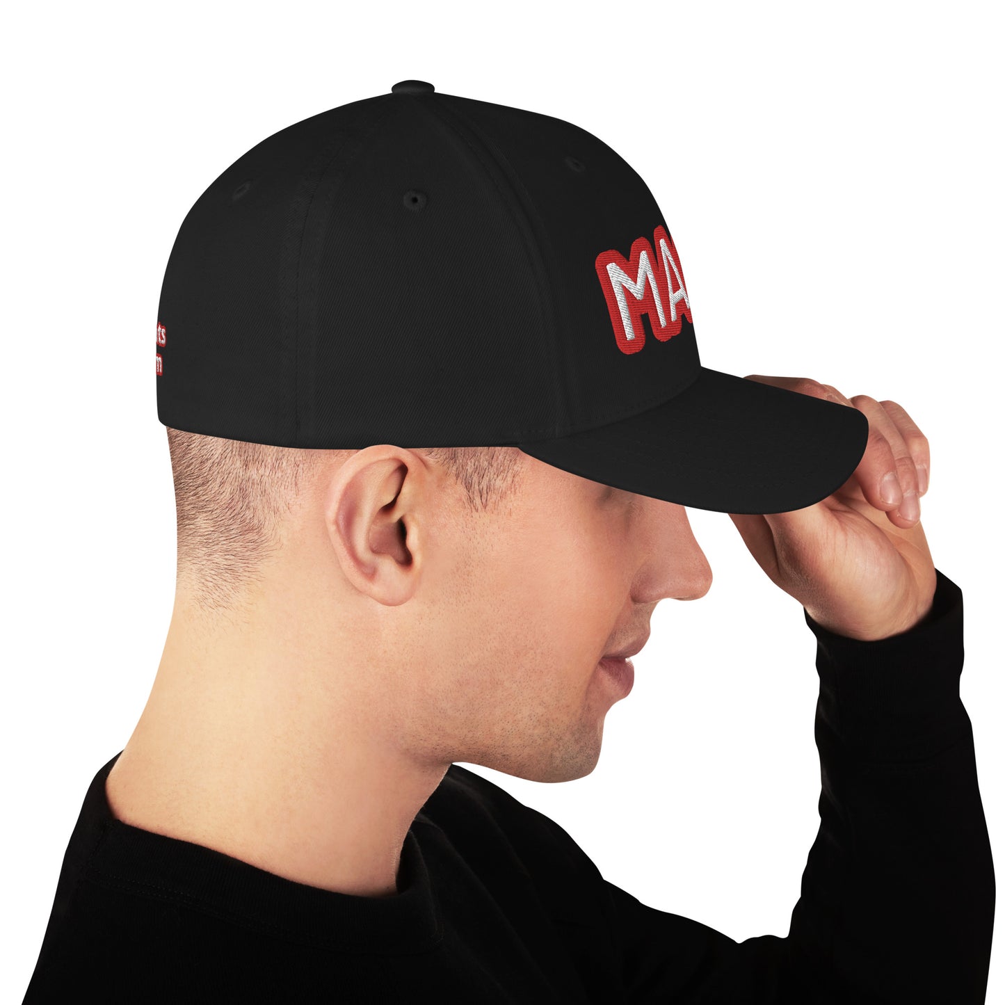 Maga Trump 45 - 47 TrumpHatsCaps.com Structured Twill Cap