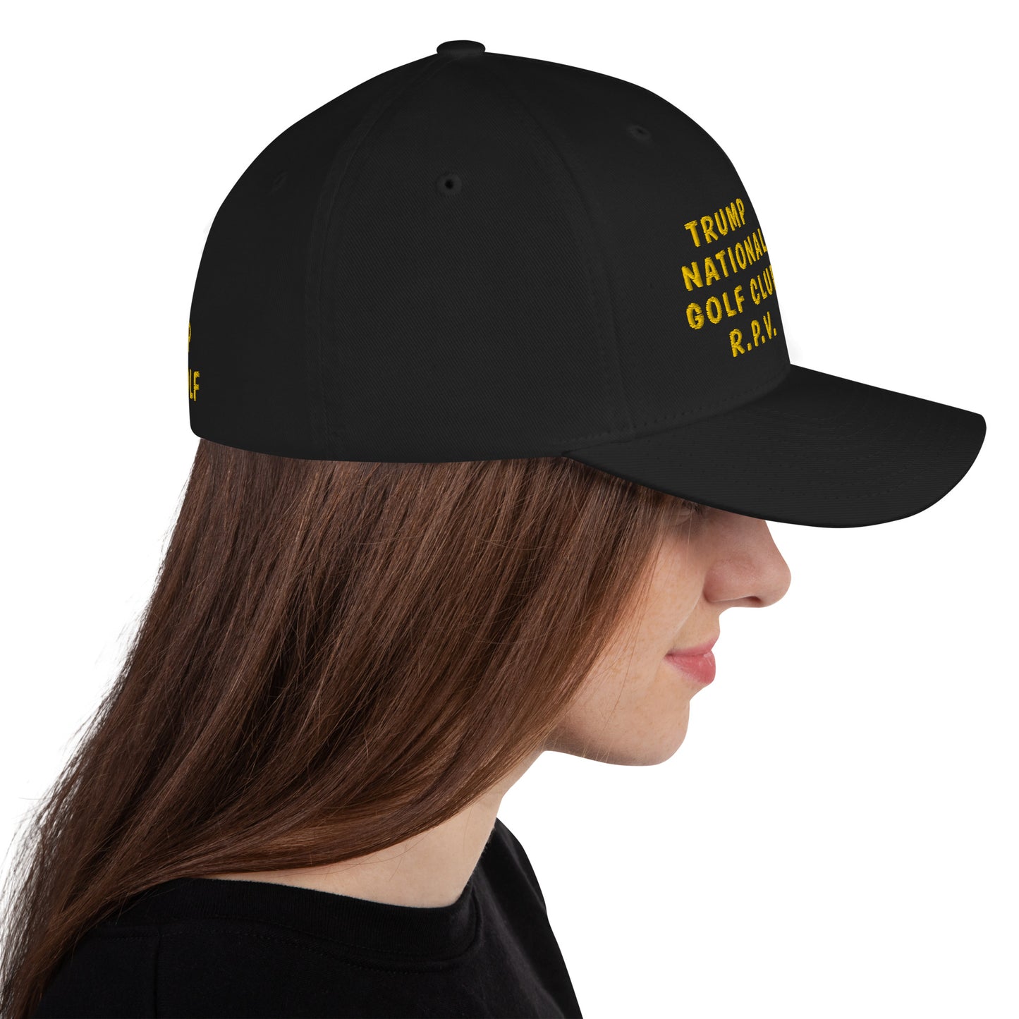 Trump National Golf Club - Rancho Palos Verdes - California - 90275 - Structured Twill Cap (Printed Front and Back TRUMP RPV GOLF)