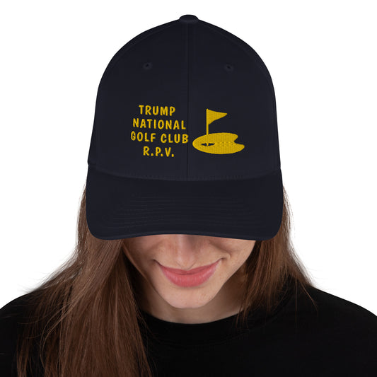 Trump National Golf Club - Rancho Palos Verdes - California - 90275 - Structured Twill Cap (Printed Front and Back TRUMP RPV GOLF)