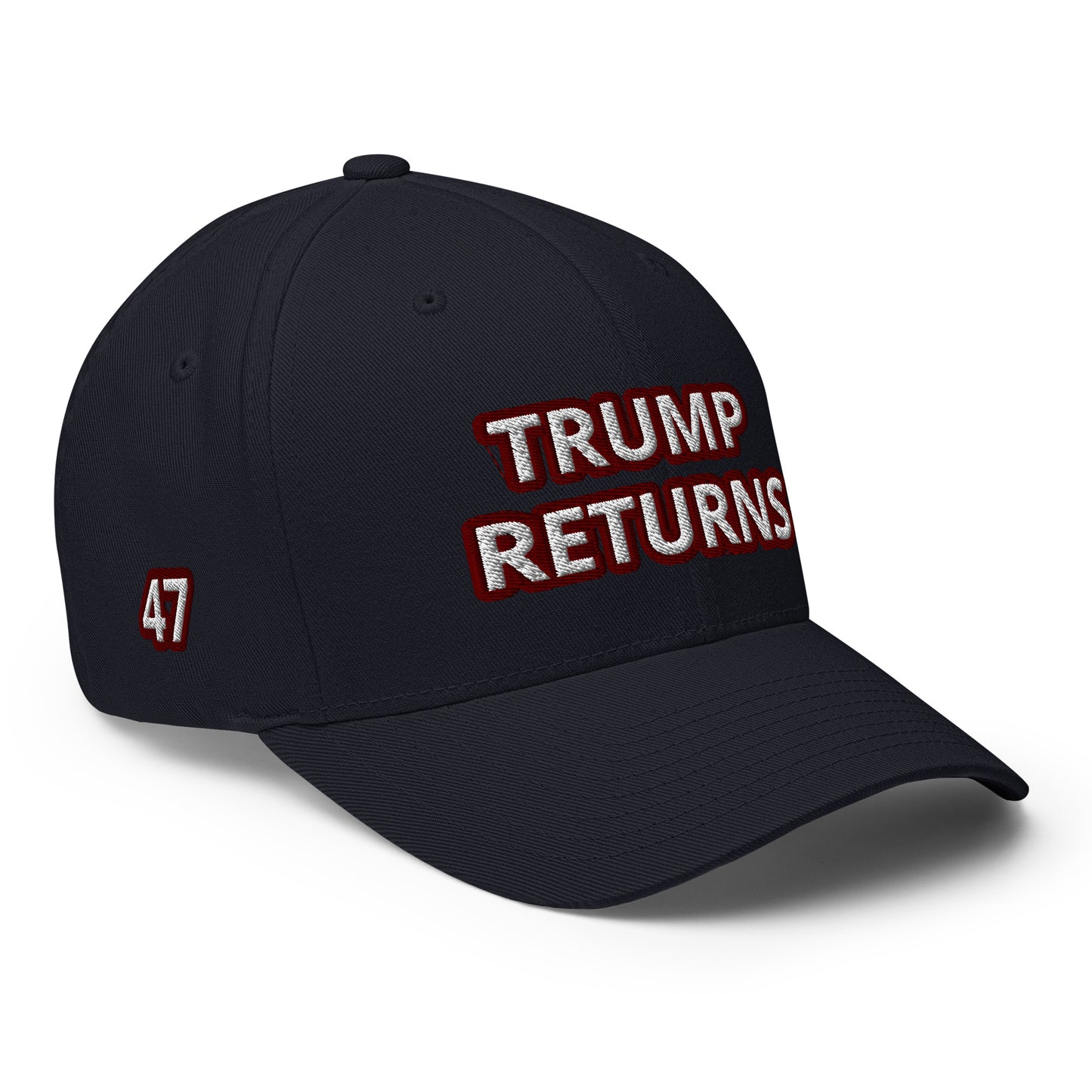 Trump Returns / Print on 4 Sides / 45 / 47 / Thank You Jesus / Structured Twill Cap