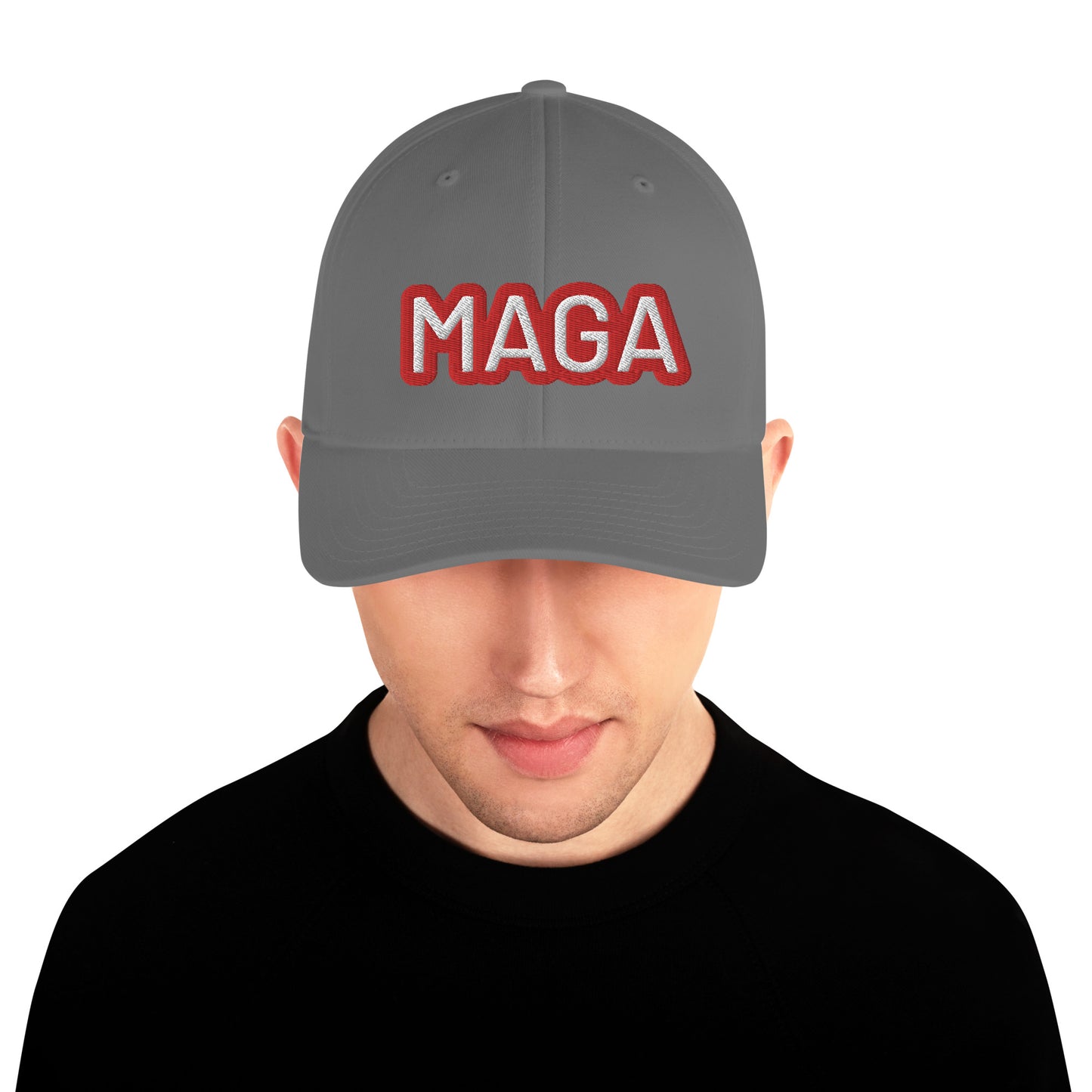 Maga Trump 45 - 47 TrumpHatsCaps.com Structured Twill Cap