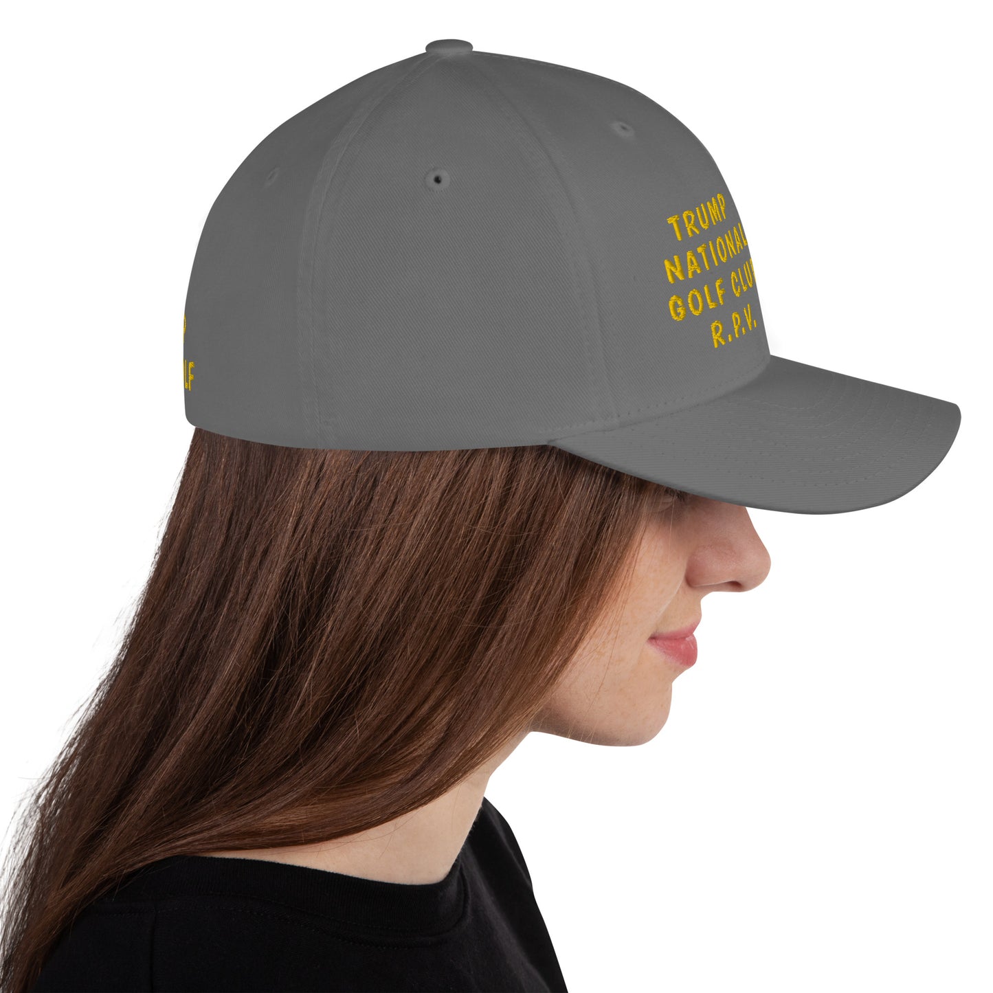 Trump National Golf Club - Rancho Palos Verdes - California - 90275 - Structured Twill Cap (Printed Front and Back TRUMP RPV GOLF)