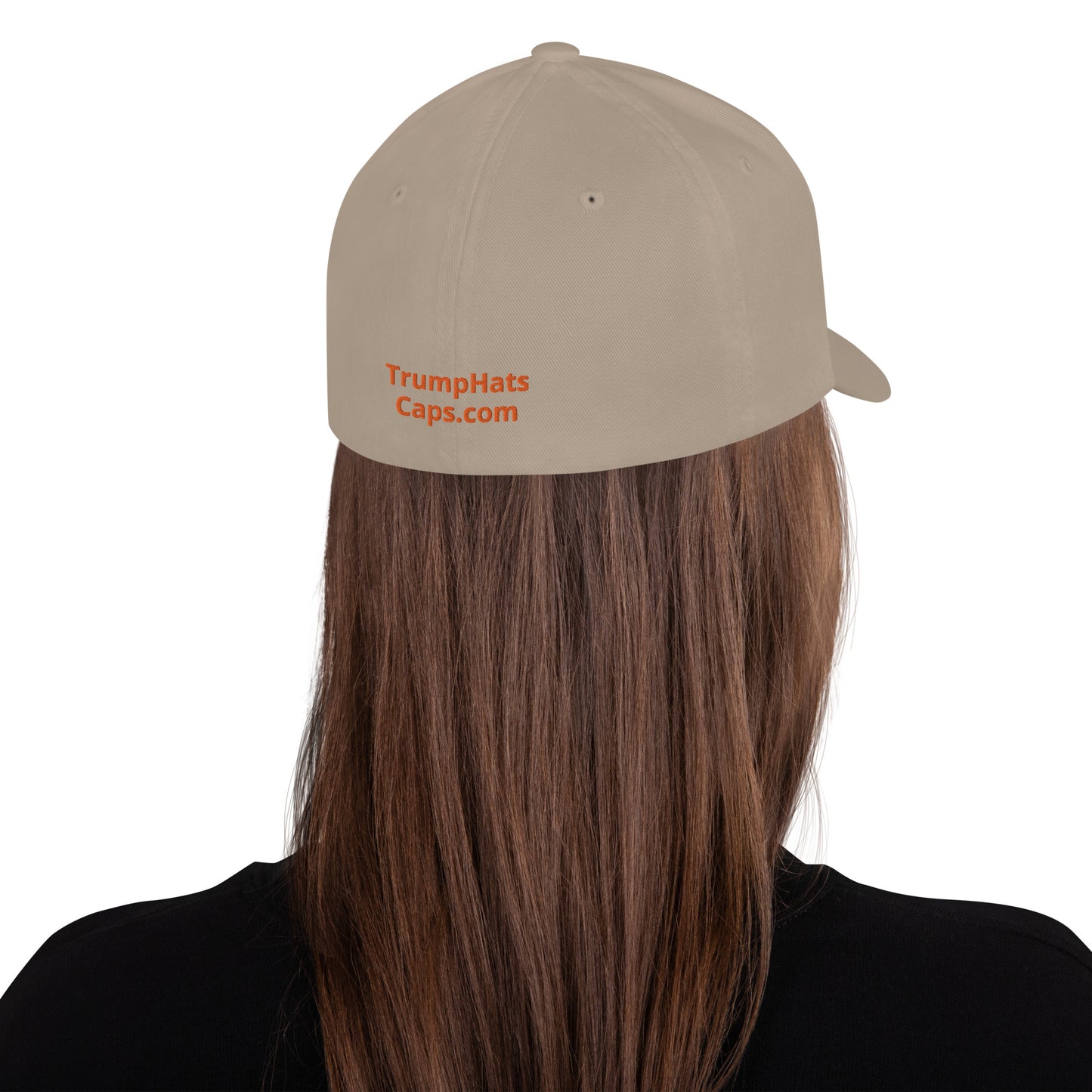 Orange Man Good! Structured Twill Cap DJT #TrumpWon (TrumpHatsCaps.com) on Back