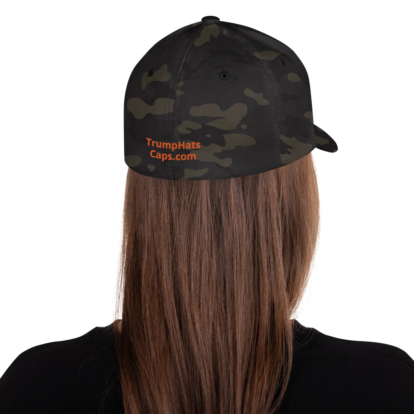 Orange Man Good! Structured Twill Cap DJT #TrumpWon (TrumpHatsCaps.com) on Back