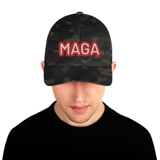 Maga Trump 45 - 47 TrumpHatsCaps.com Structured Twill Cap