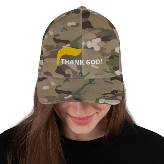 Trump Thank GOD! Structured Twill Cap