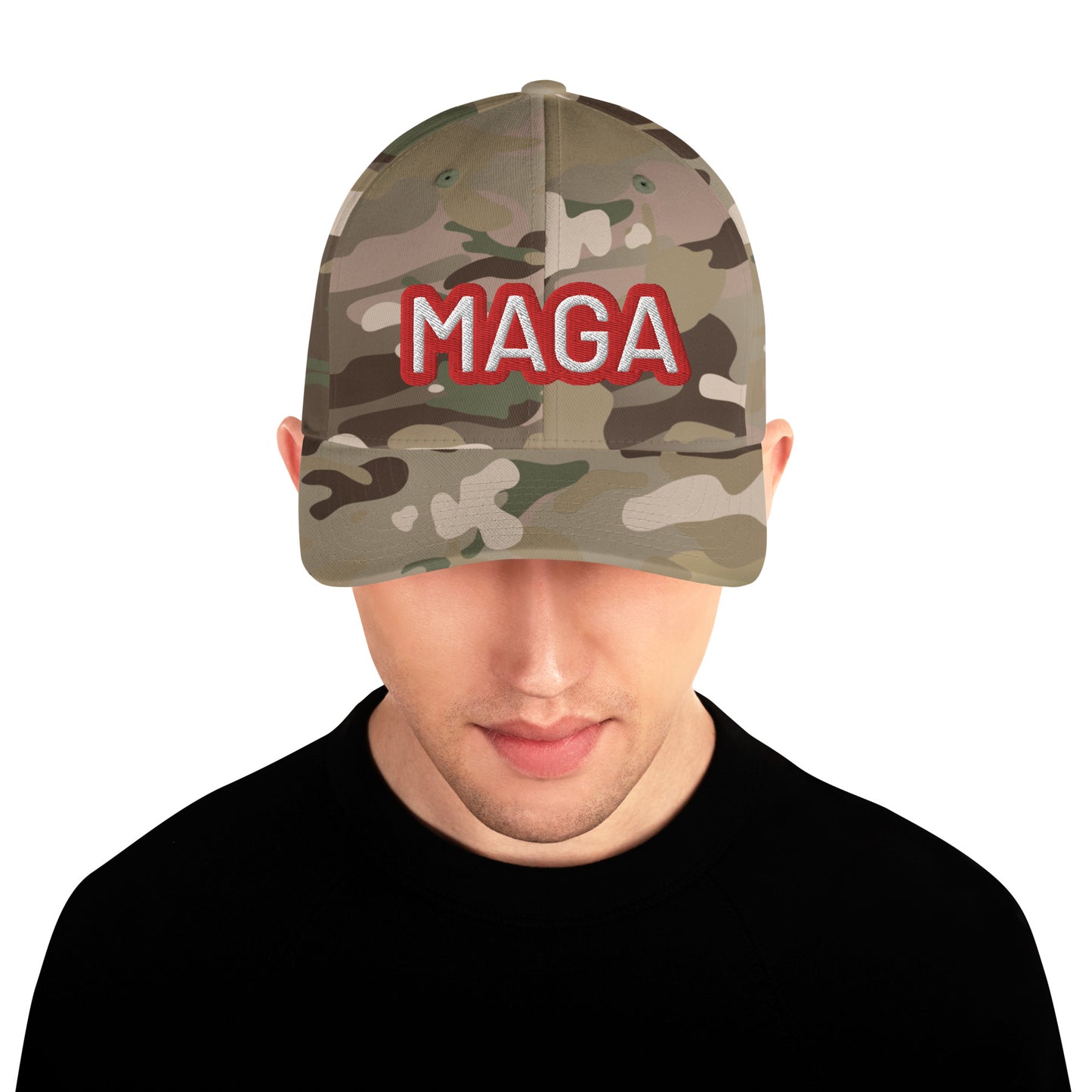 Maga Trump 45 - 47 TrumpHatsCaps.com Structured Twill Cap