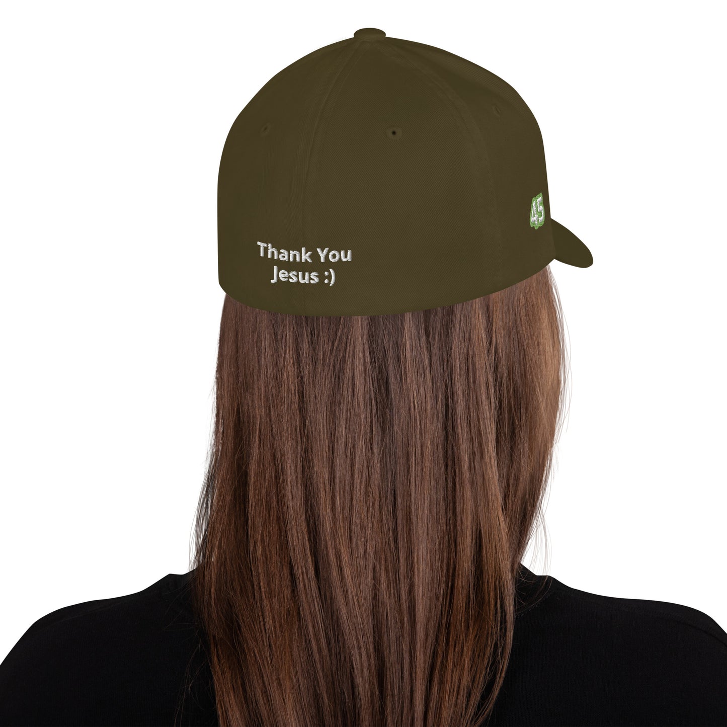 MAGA Thank GOD / Print on 4 Sides / 45 / 47 / Thank You Jesus / Structured Twill Cap