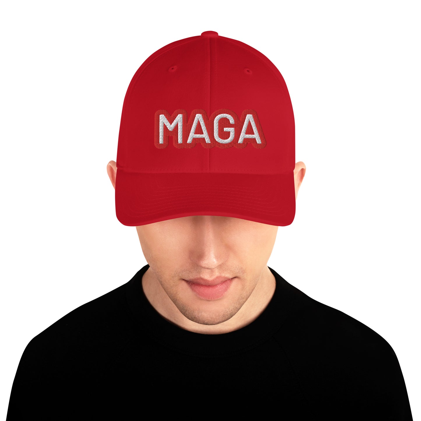 Maga Trump 45 - 47 TrumpHatsCaps.com Structured Twill Cap