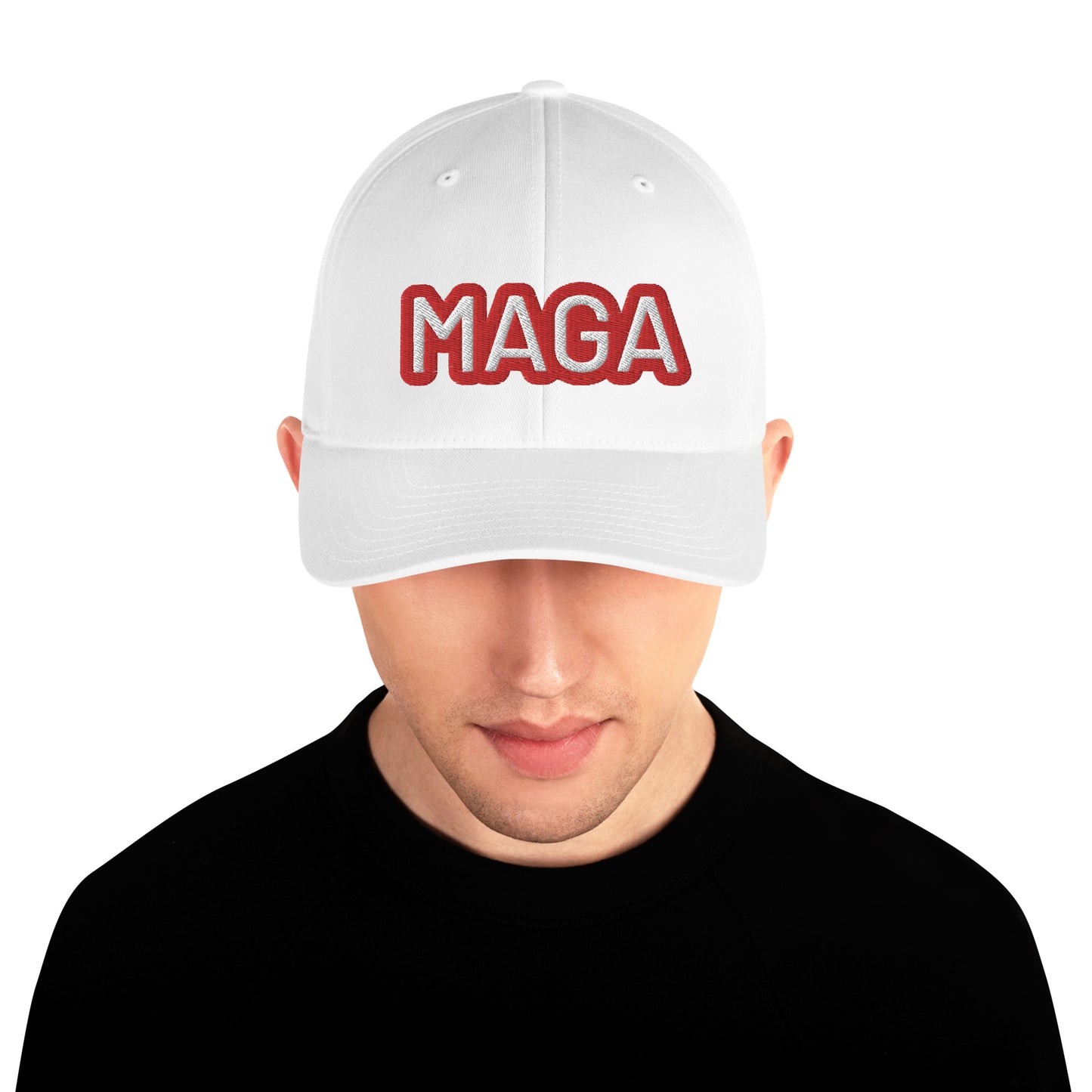 Maga Trump 45 - 47 TrumpHatsCaps.com Structured Twill Cap