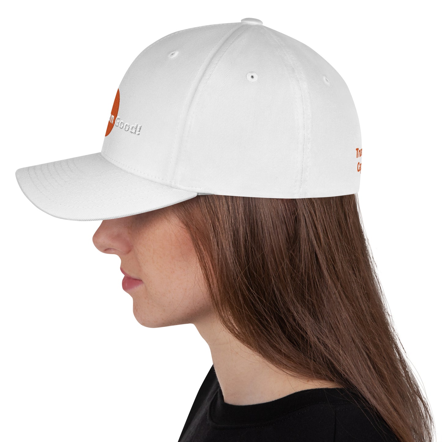 Orange Man Good! Structured Twill Cap DJT #TrumpWon (TrumpHatsCaps.com) on Back