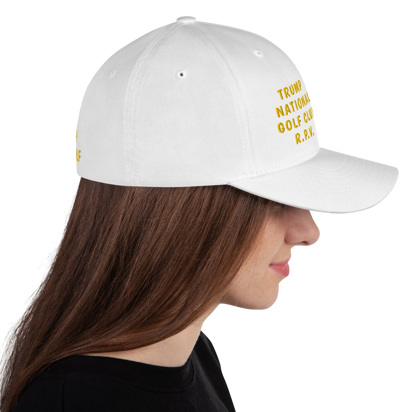 Trump National Golf Club - Rancho Palos Verdes - California - 90275 - Structured Twill Cap (Printed Front and Back TRUMP RPV GOLF)