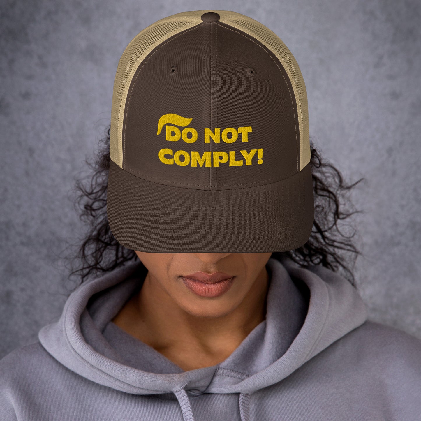 Trump Do Not Comply Trucker Cap