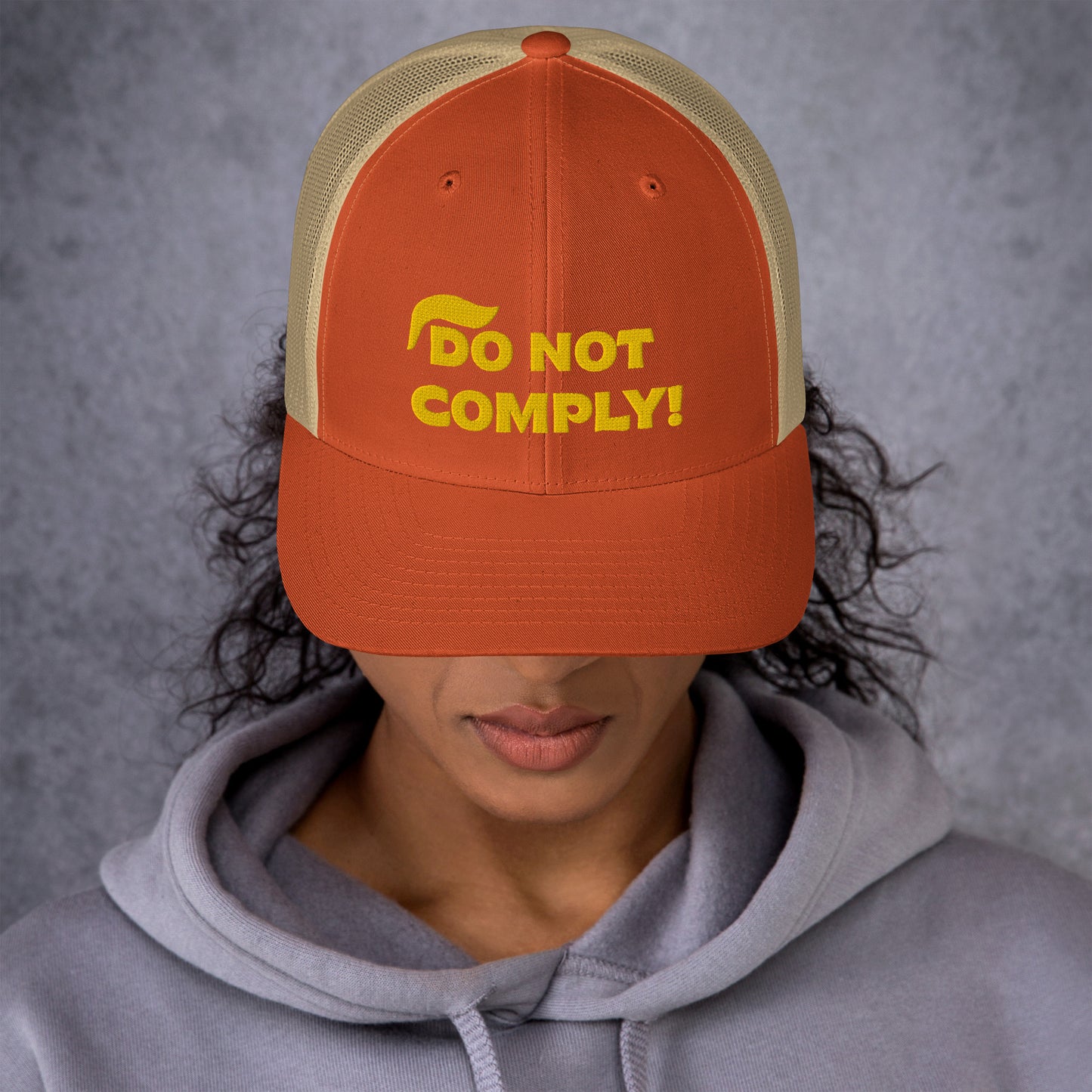 Trump Do Not Comply Trucker Cap