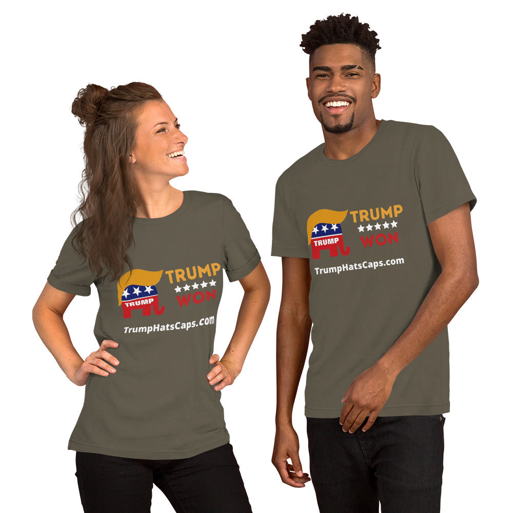 Trump Won Men's and Woman's soft style t-shirt