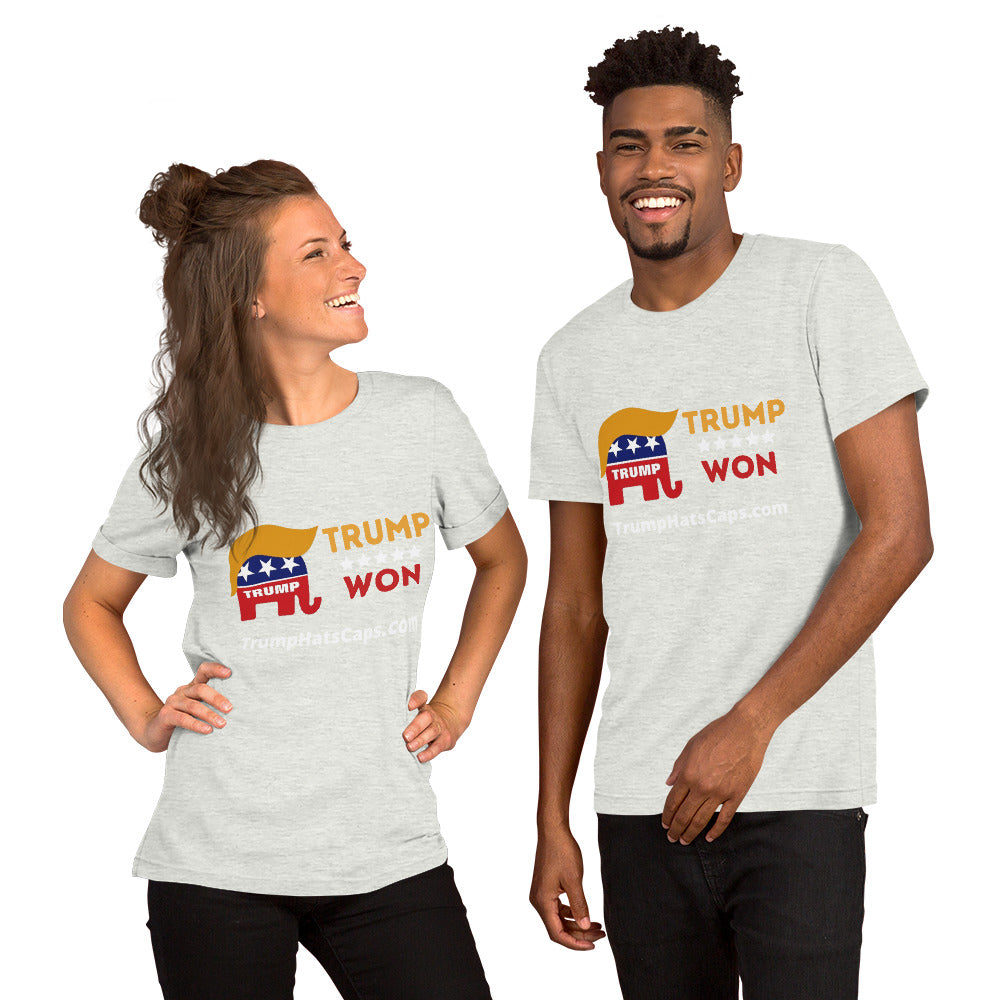 Trump Won Men's and Woman's soft style t-shirt