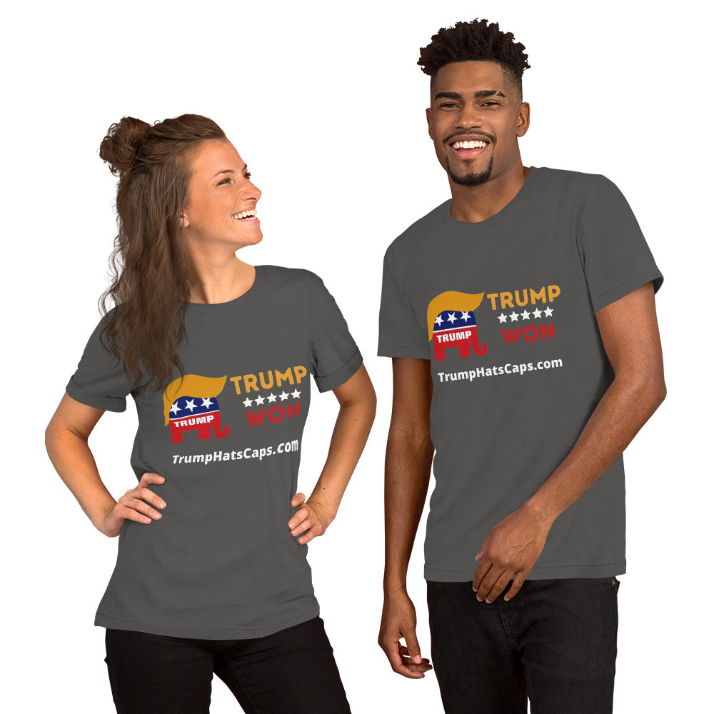 Trump Won Men's and Woman's soft style t-shirt