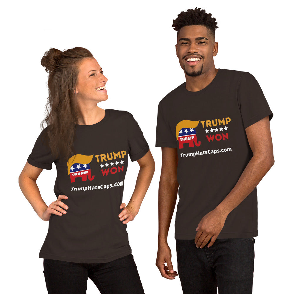 Trump Won Men's and Woman's soft style t-shirt