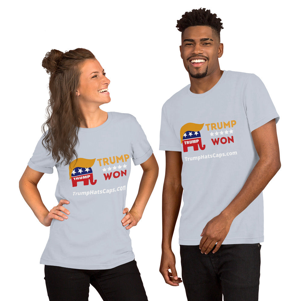 Trump Won Men's and Woman's soft style t-shirt