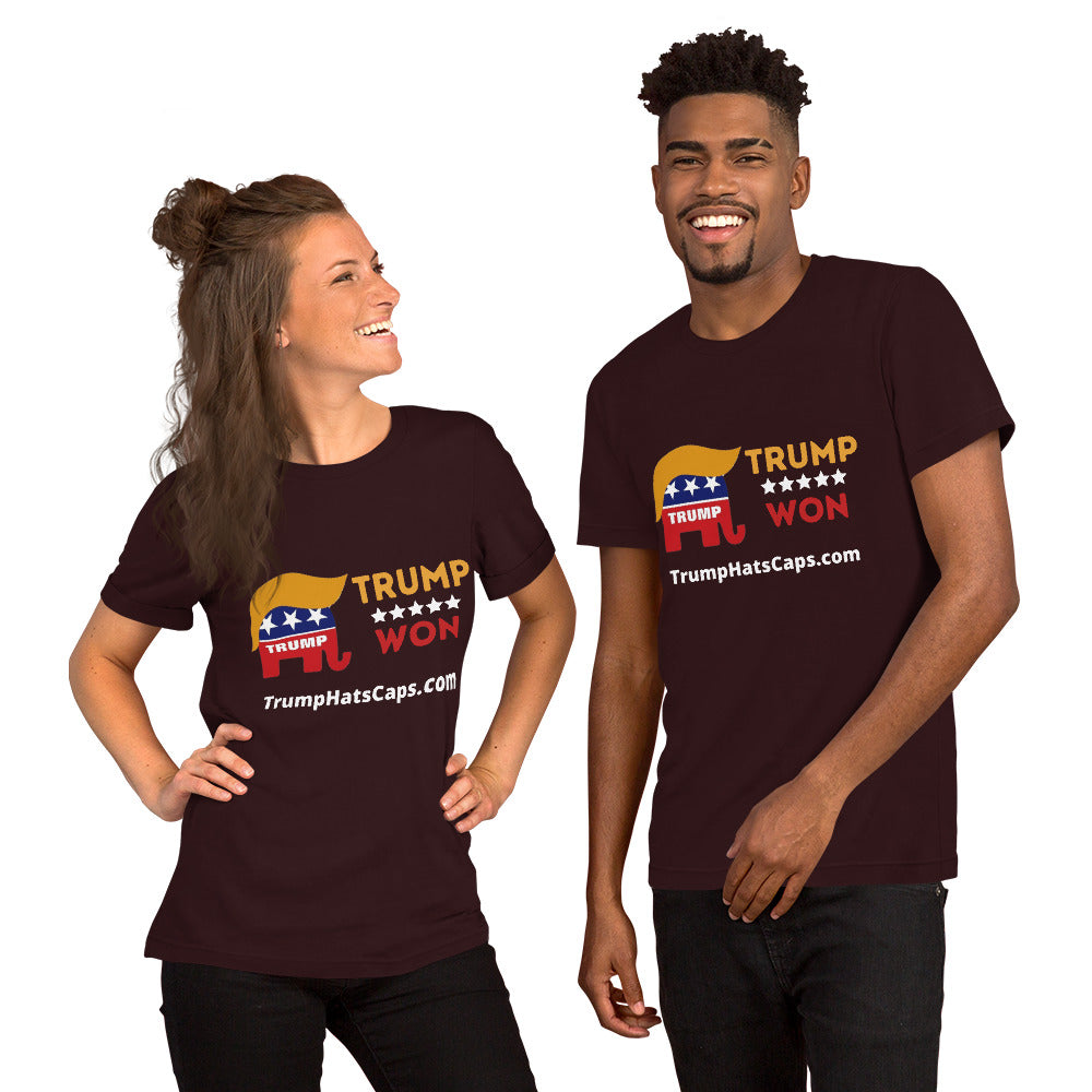 Trump Won Men's and Woman's soft style t-shirt